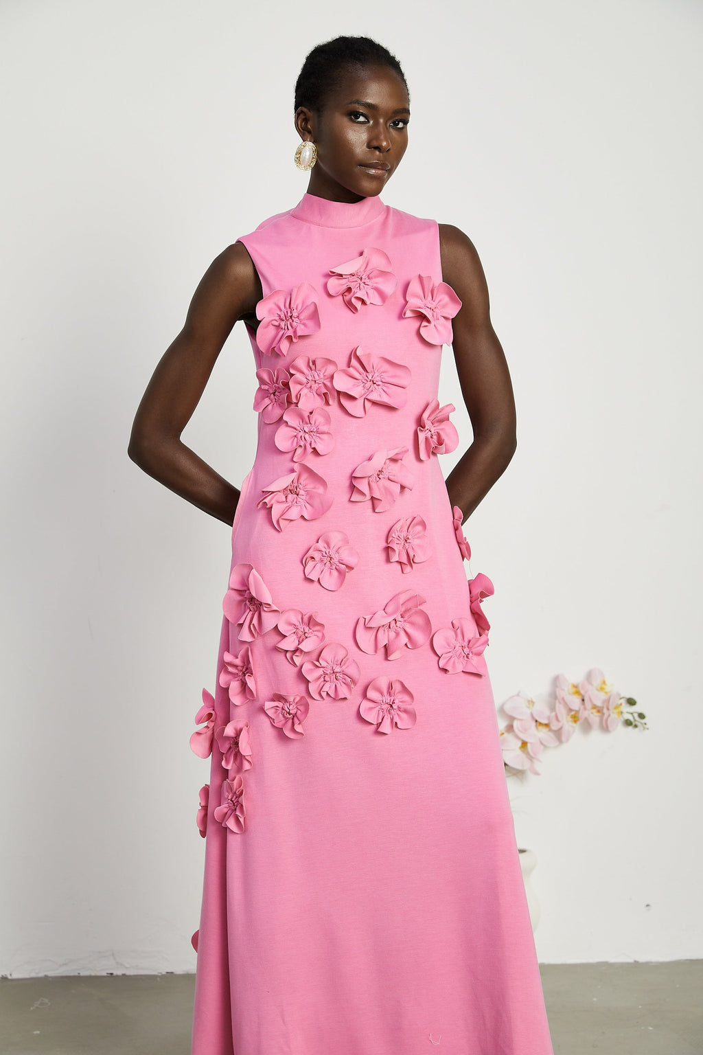 Pembe Floral Maxi Dress by SIENA - image 11