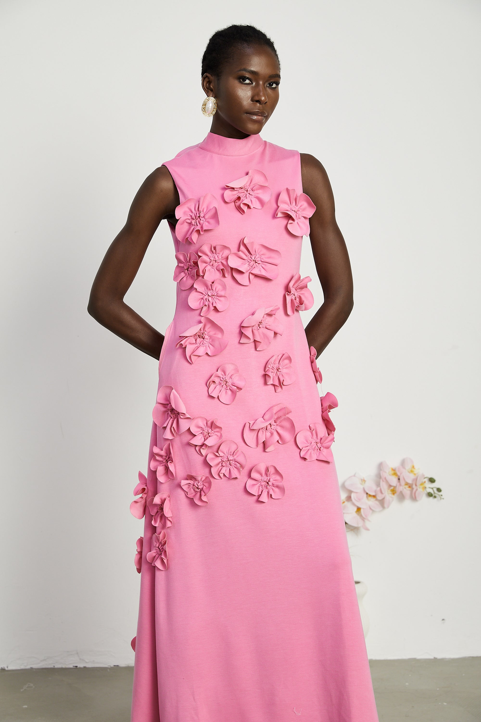 Pembe Floral Maxi Dress by SIENA - image 11