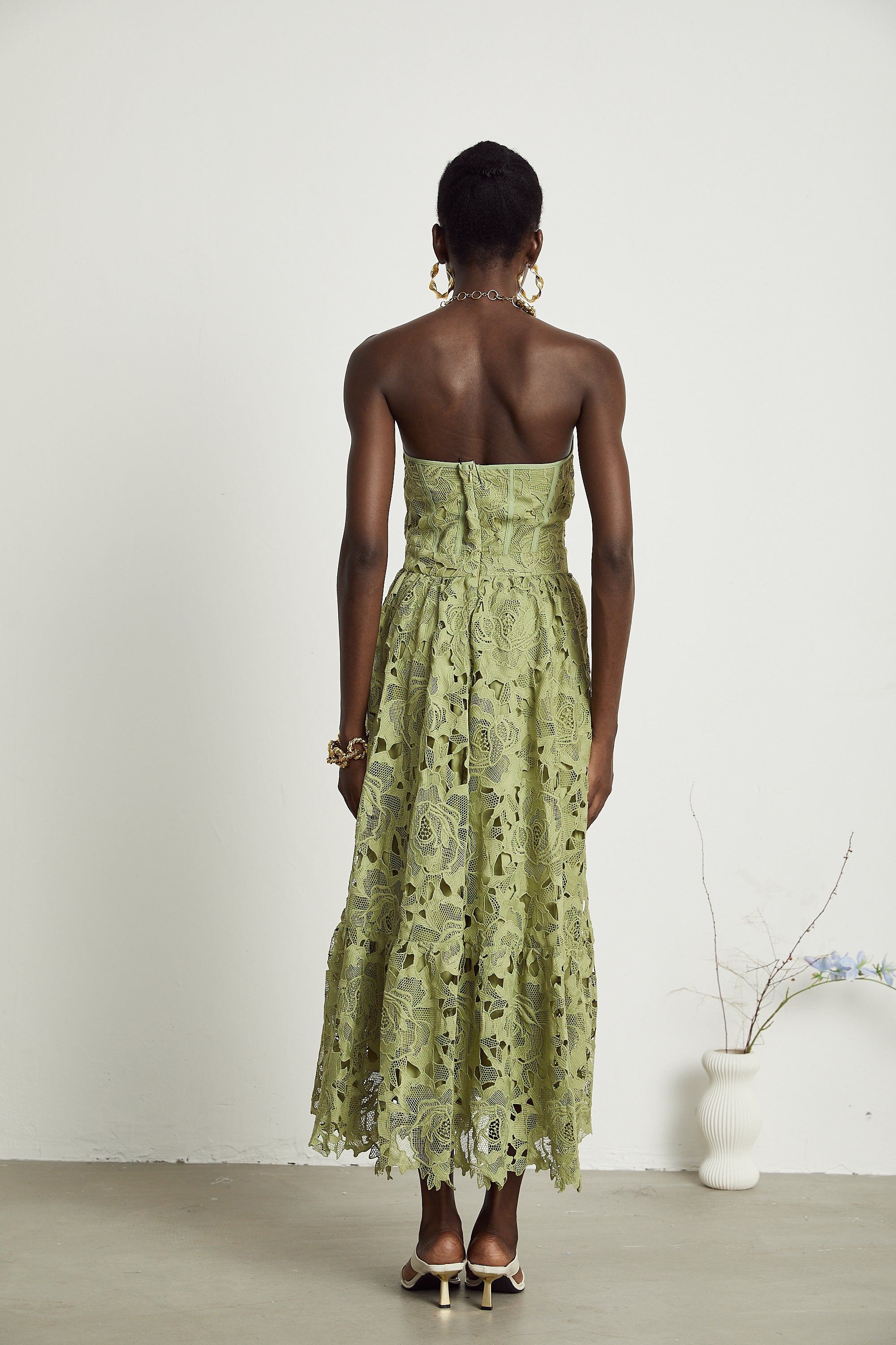 Ines Floral Lace Dress by SIENA - image 3
