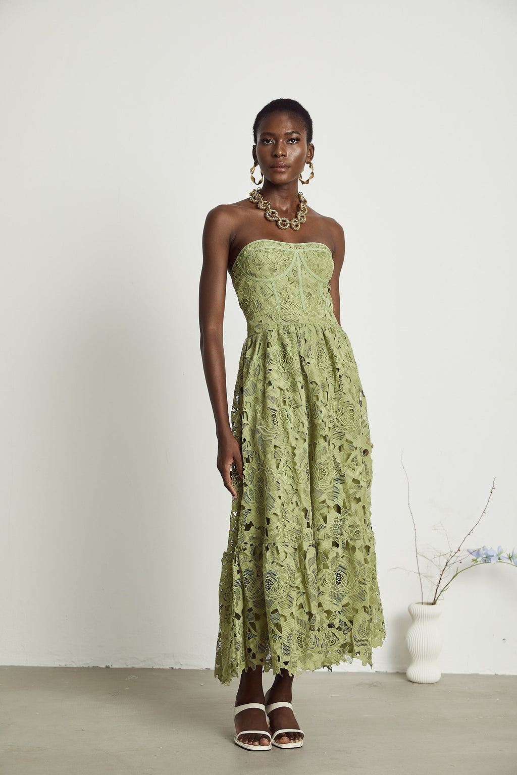Ines Floral Lace Dress by SIENA - image 4