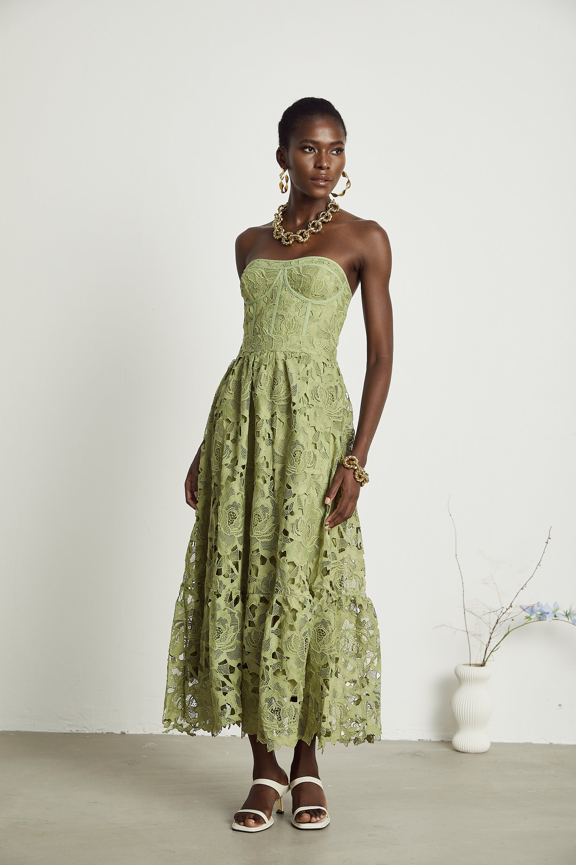 Ines Floral Lace Dress by SIENA - image 5