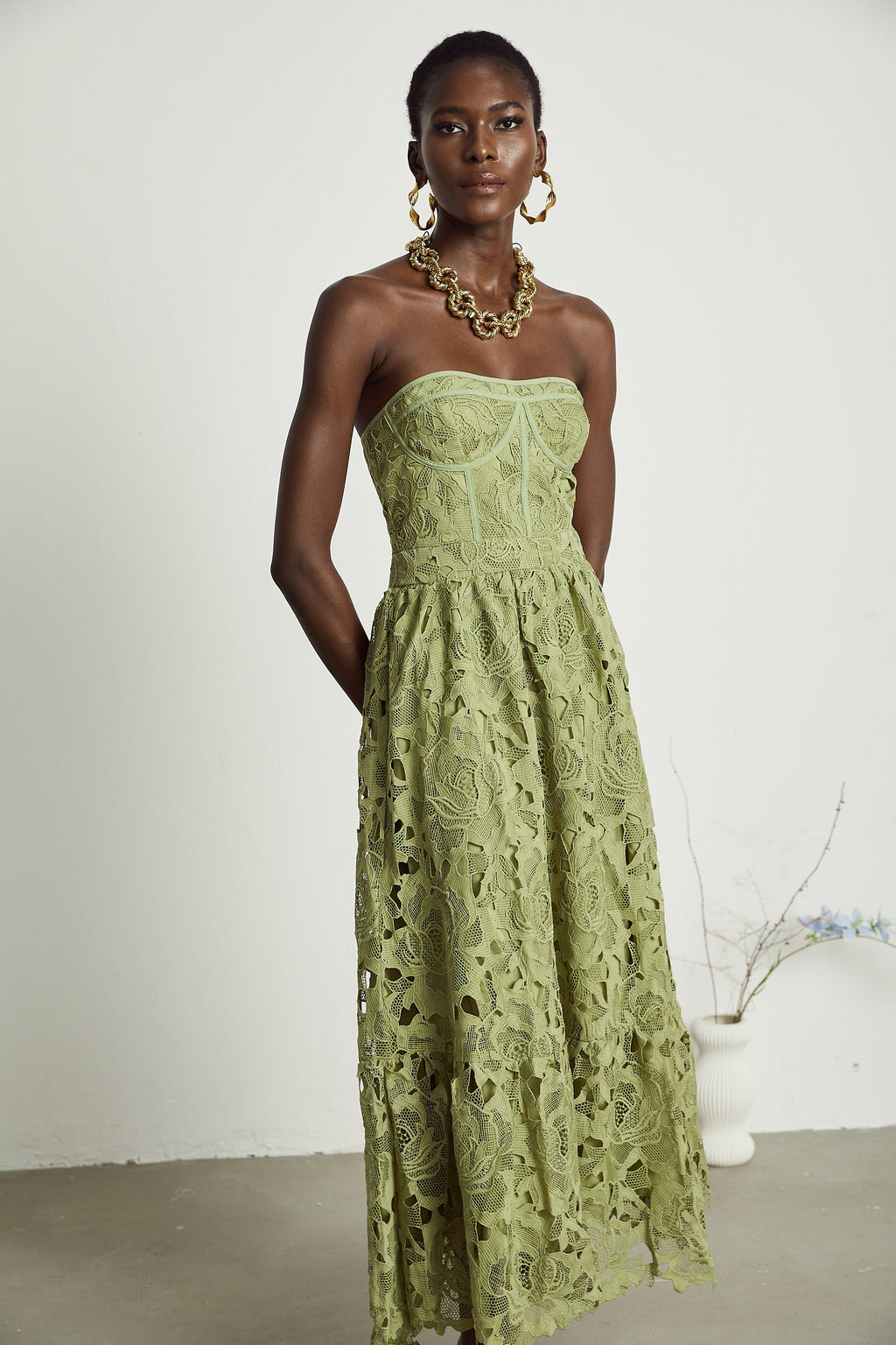 Ines Floral Lace Dress by SIENA - image 8