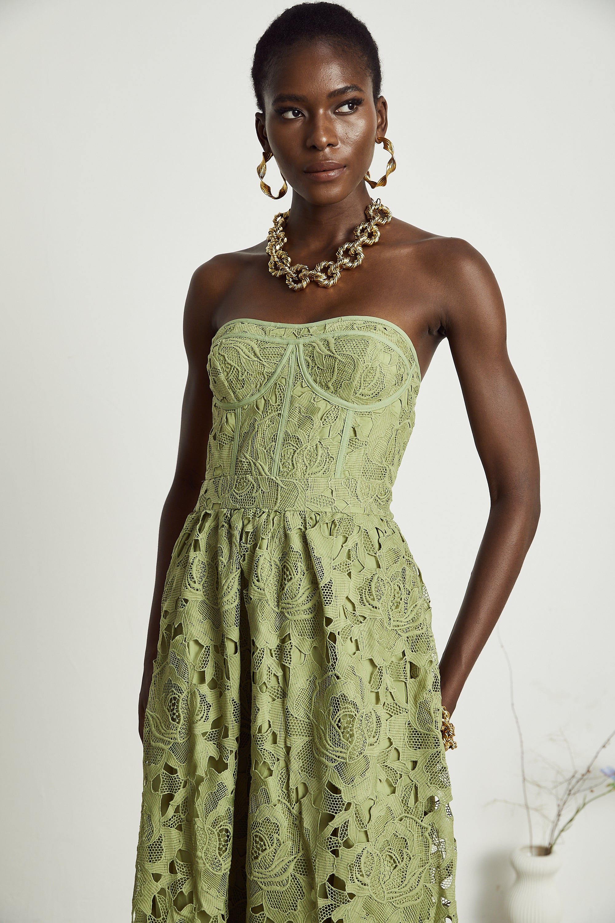 Ines Floral Lace Dress by SIENA - image 11