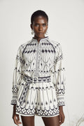 Allie Printed Skirt Set by SIENA
