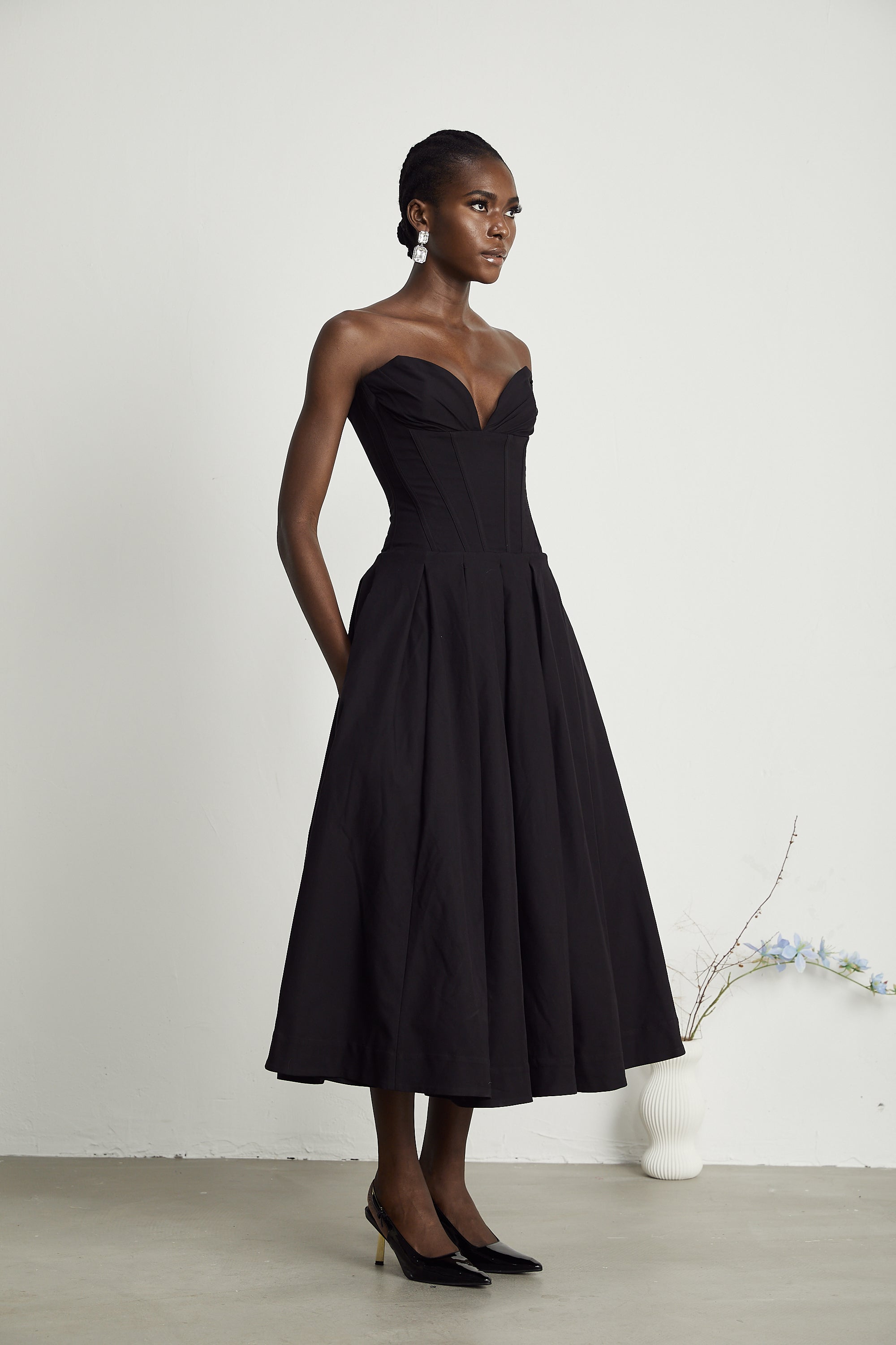 Katherine Corset Midi Dress by SIENA - image 6