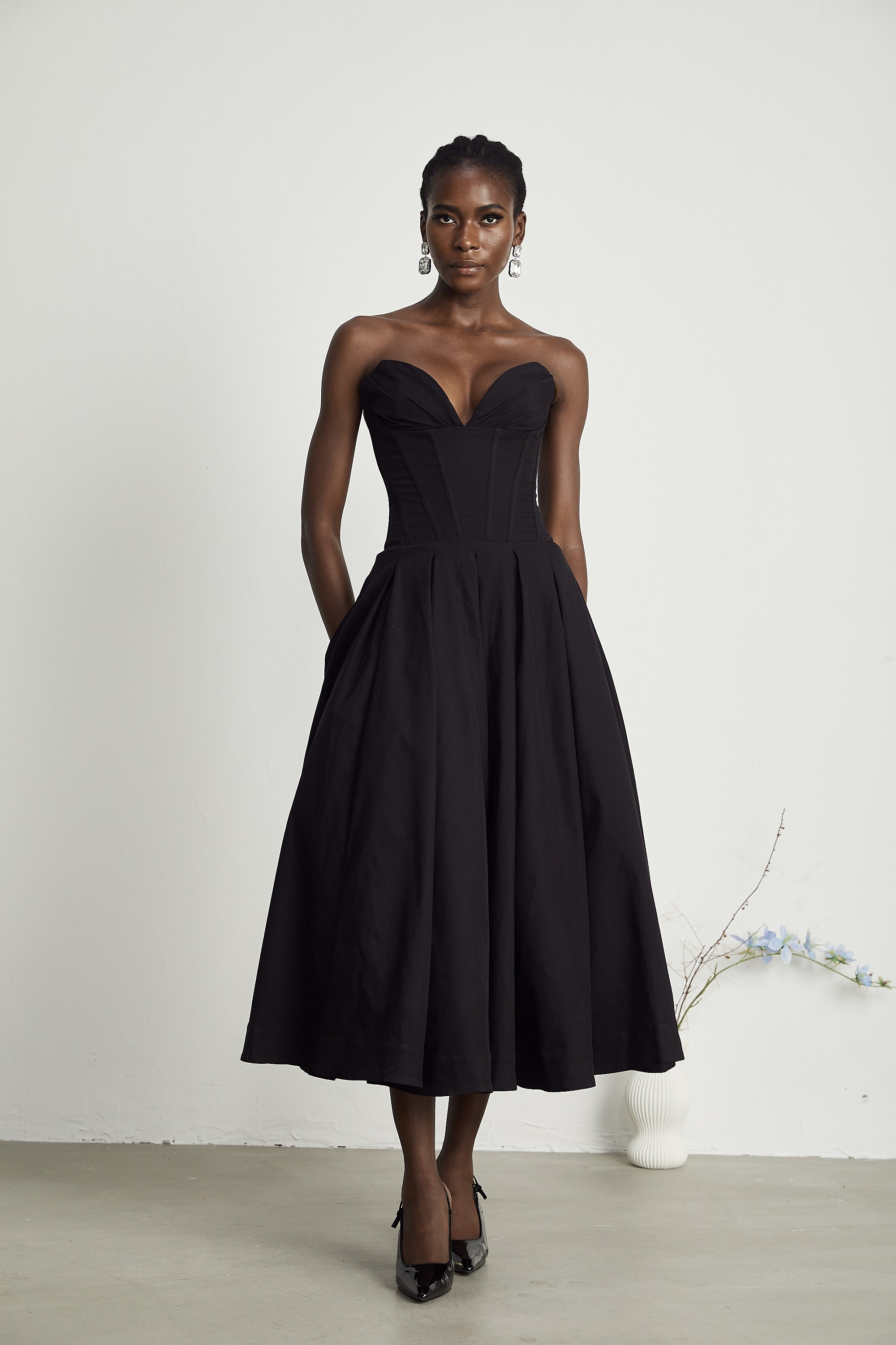 Katherine Corset Midi Dress by SIENA - image 4