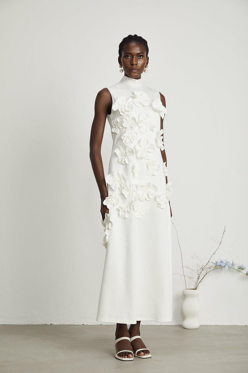Beyaz Floral Maxi Dress by SIENA - image 3