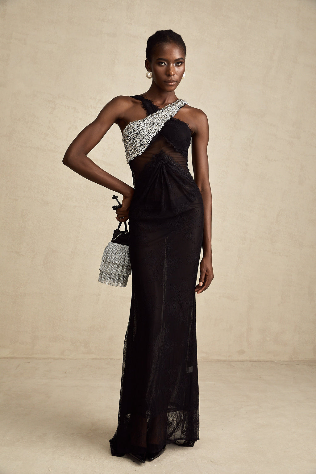 Irene Crystal Maxi Dress by SIENA