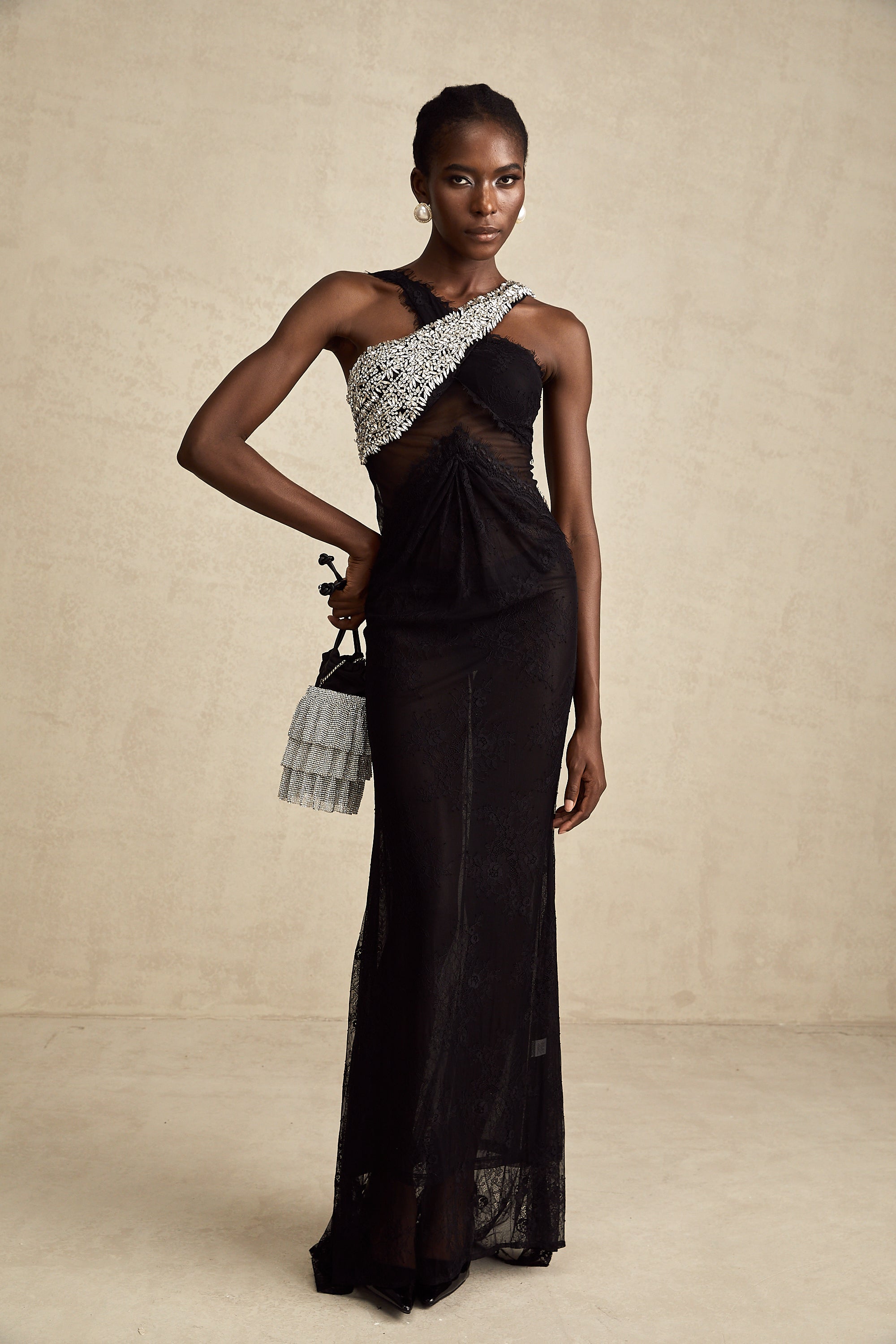 Irene Crystal Maxi Dress by SIENA