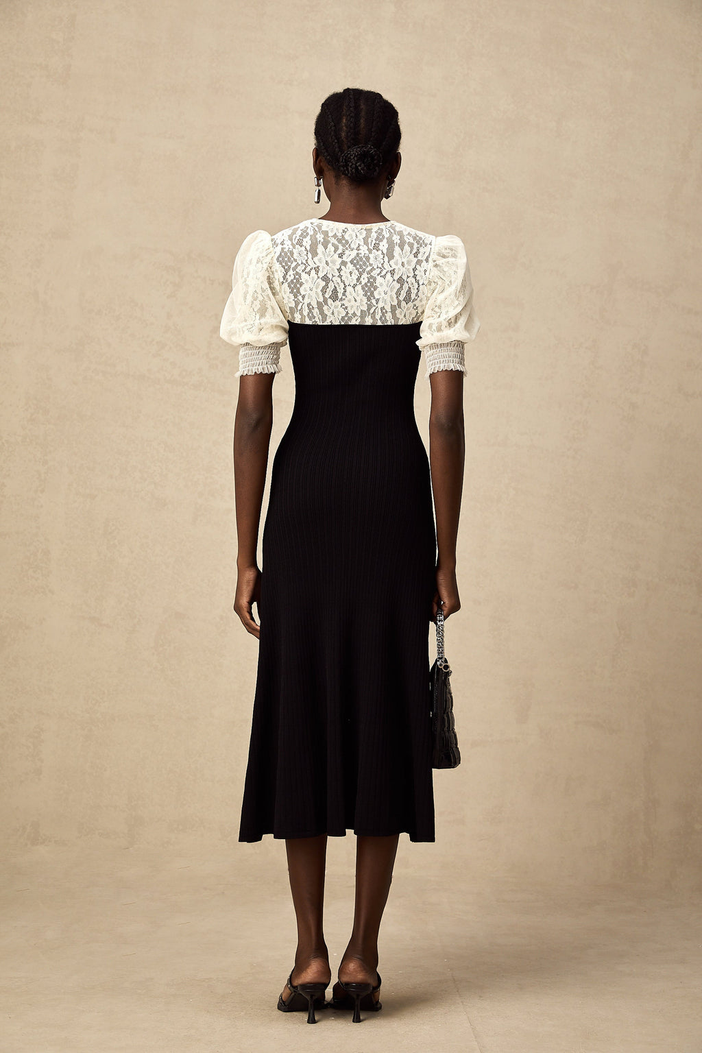 Noa Knit Lace Dress by SIENA - image 2