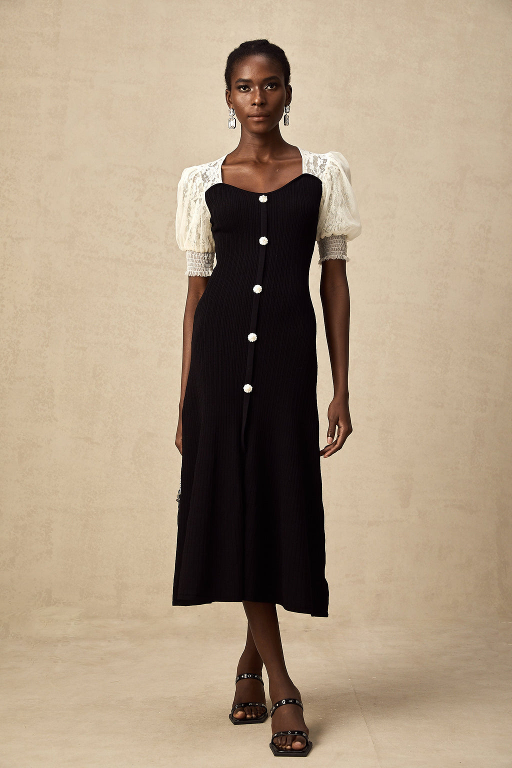 Noa Knit Lace Dress by SIENA - image 7