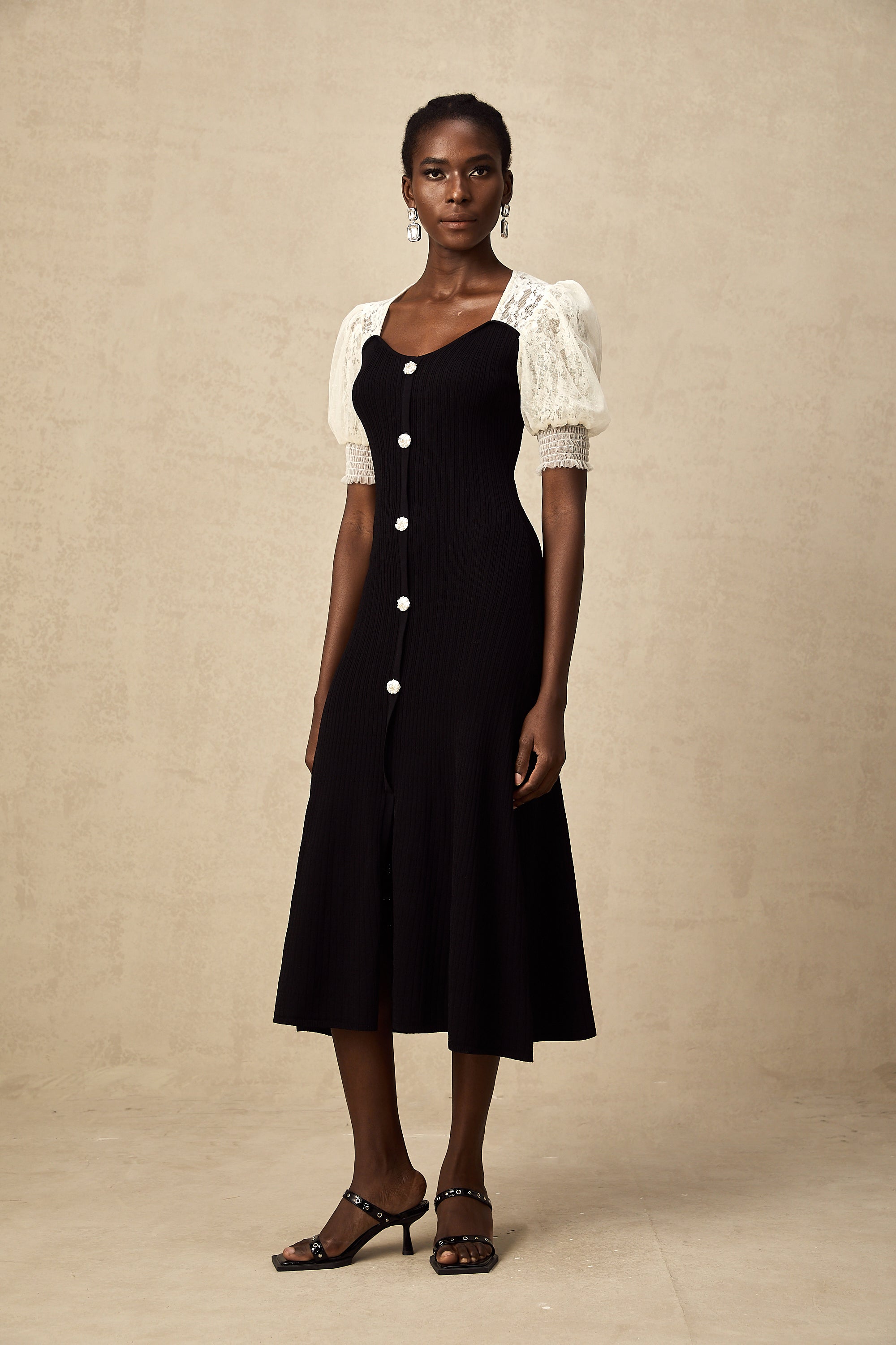 Noa Knit Lace Dress by SIENA - image 8