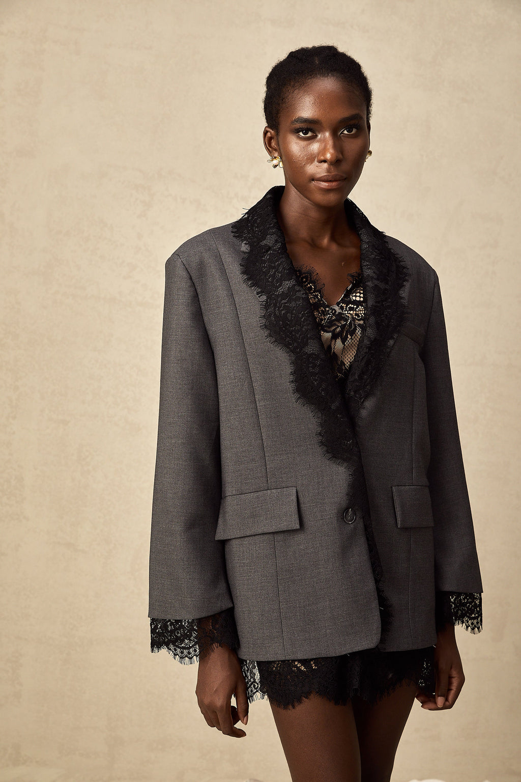 Dianthe Lace Blazer by SIENA - image 11