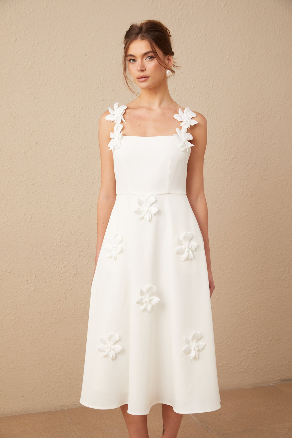 Ariane Floral Midi Dress by SIENA