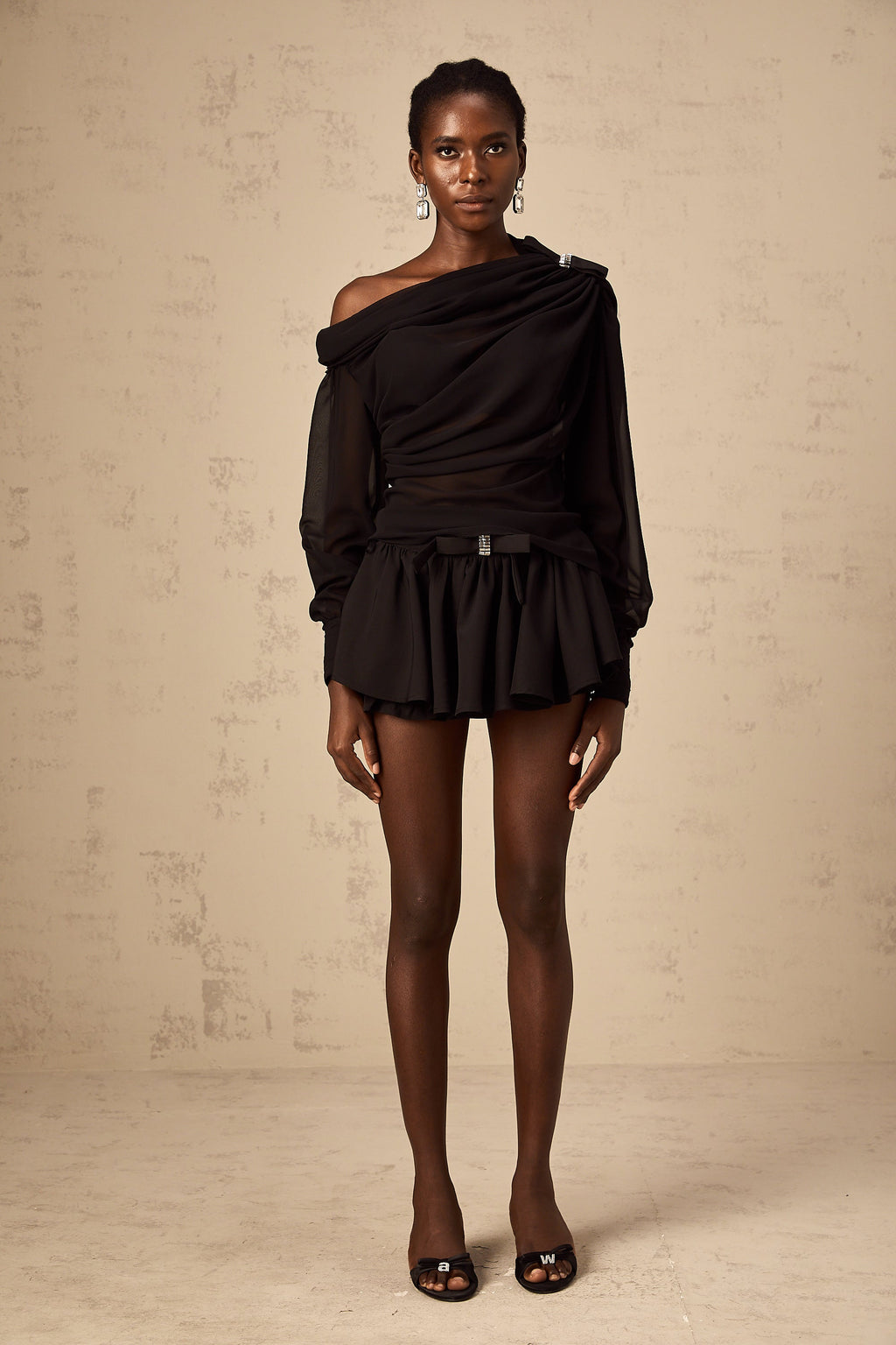 Andrea Crystal Mini Skirt Set by SIENA - image 4