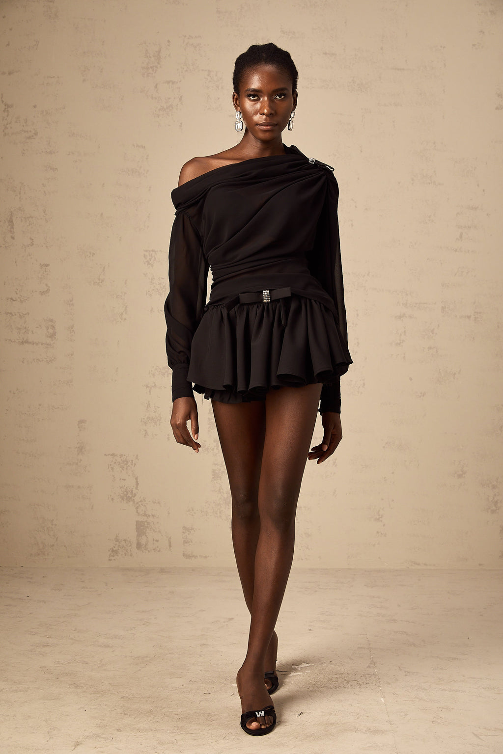 Andrea Crystal Mini Skirt Set by SIENA - image 8
