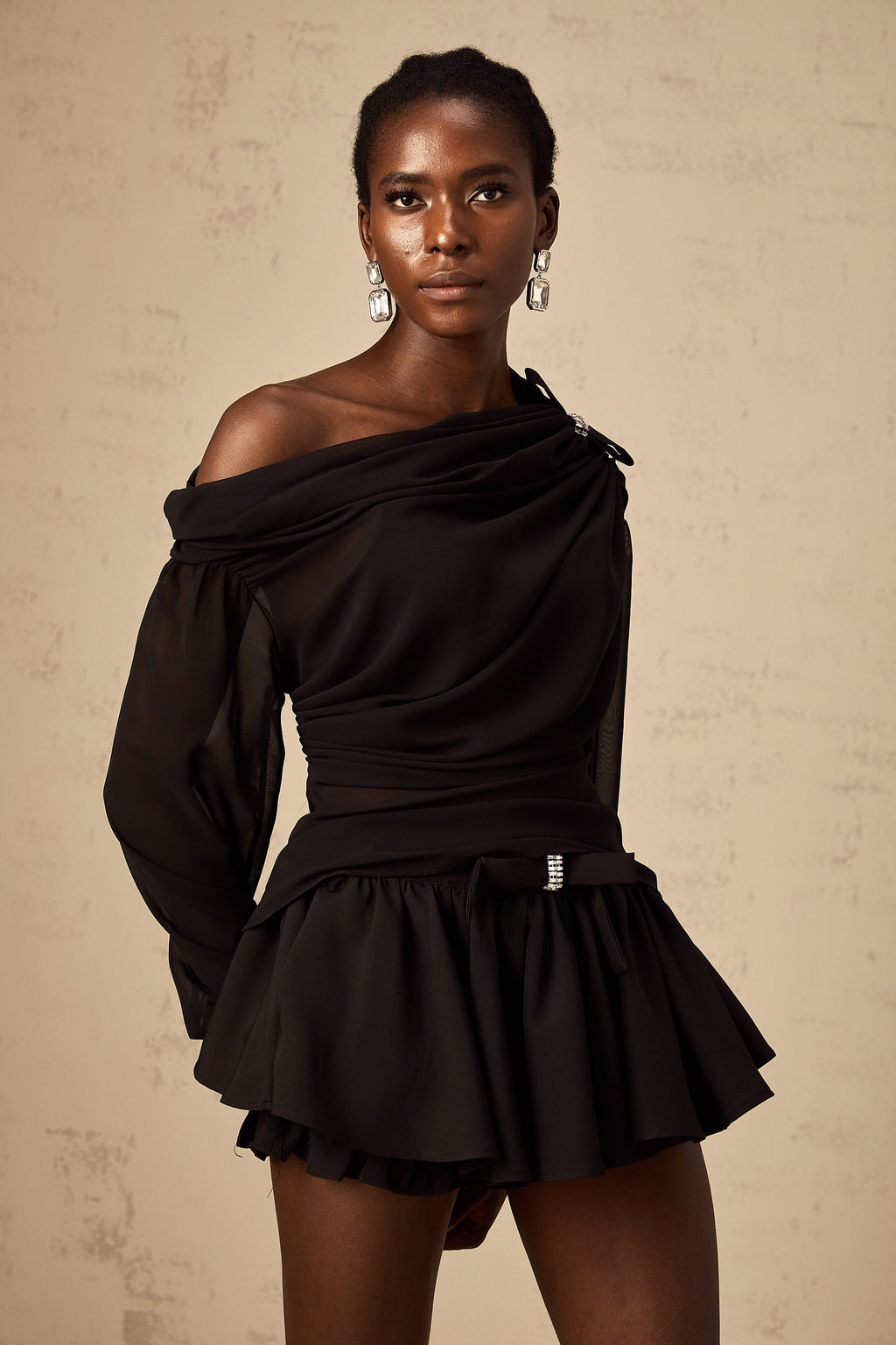 Andrea Crystal Mini Skirt Set by SIENA - image 11