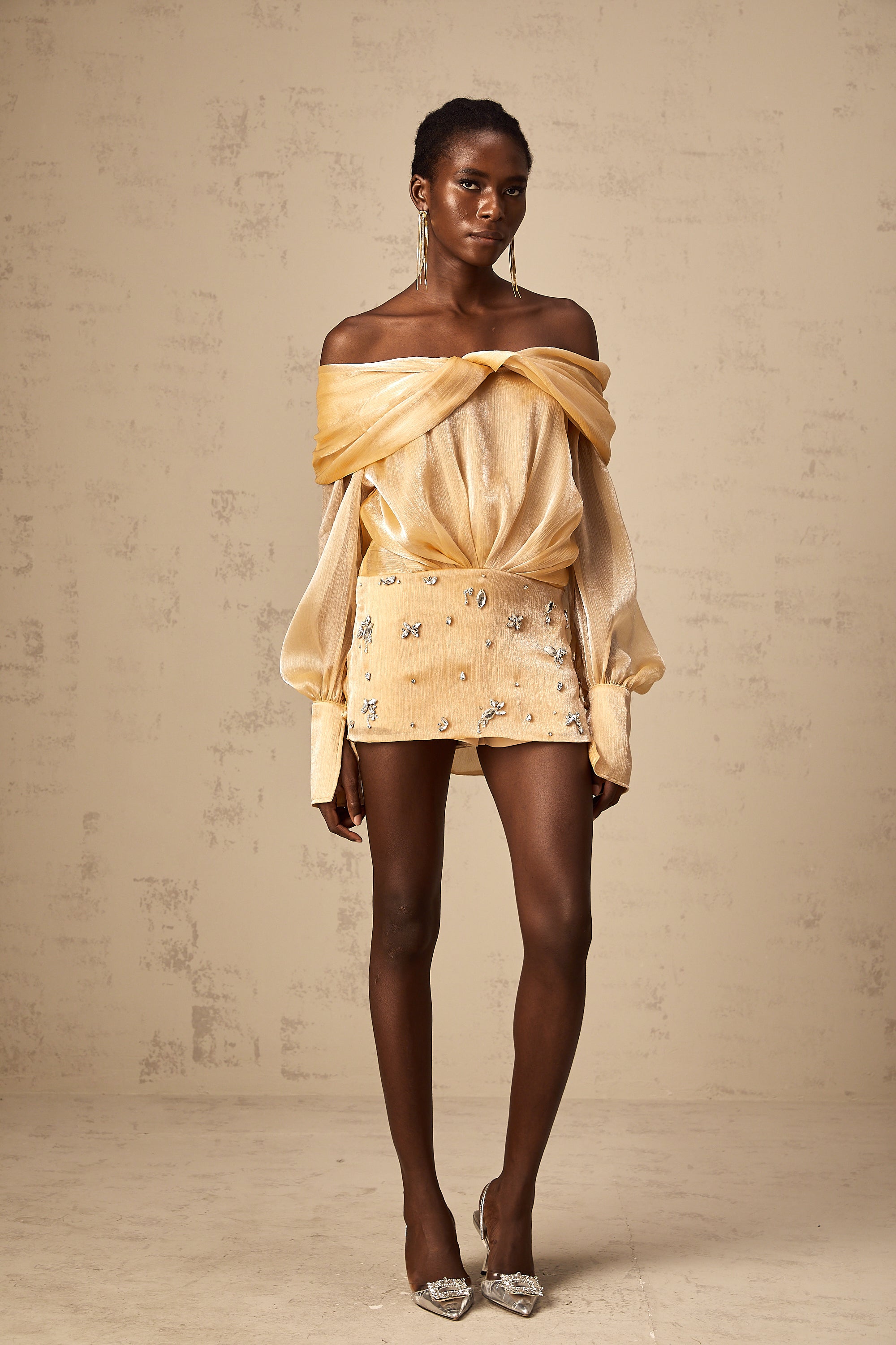 Adelina Crystal Mini Dress by SIENA - image 4