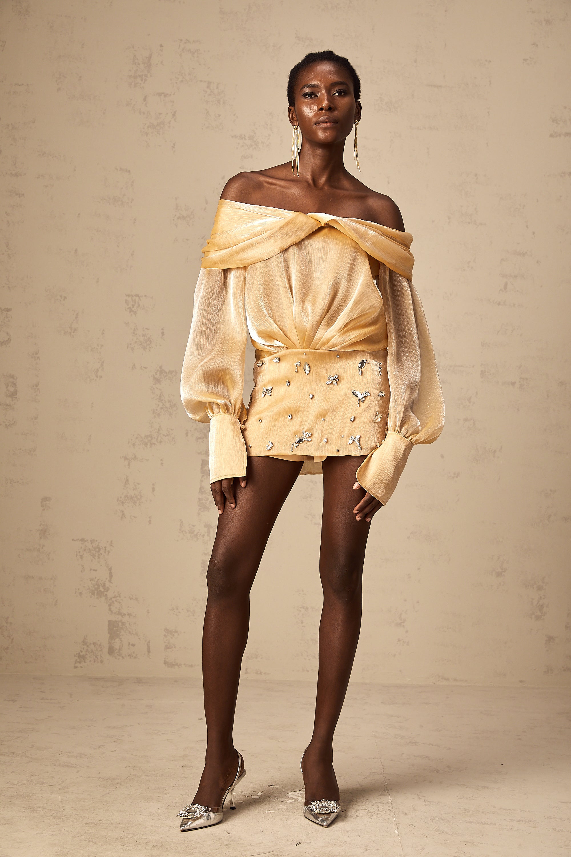 Adelina Crystal Mini Dress by SIENA - image 7