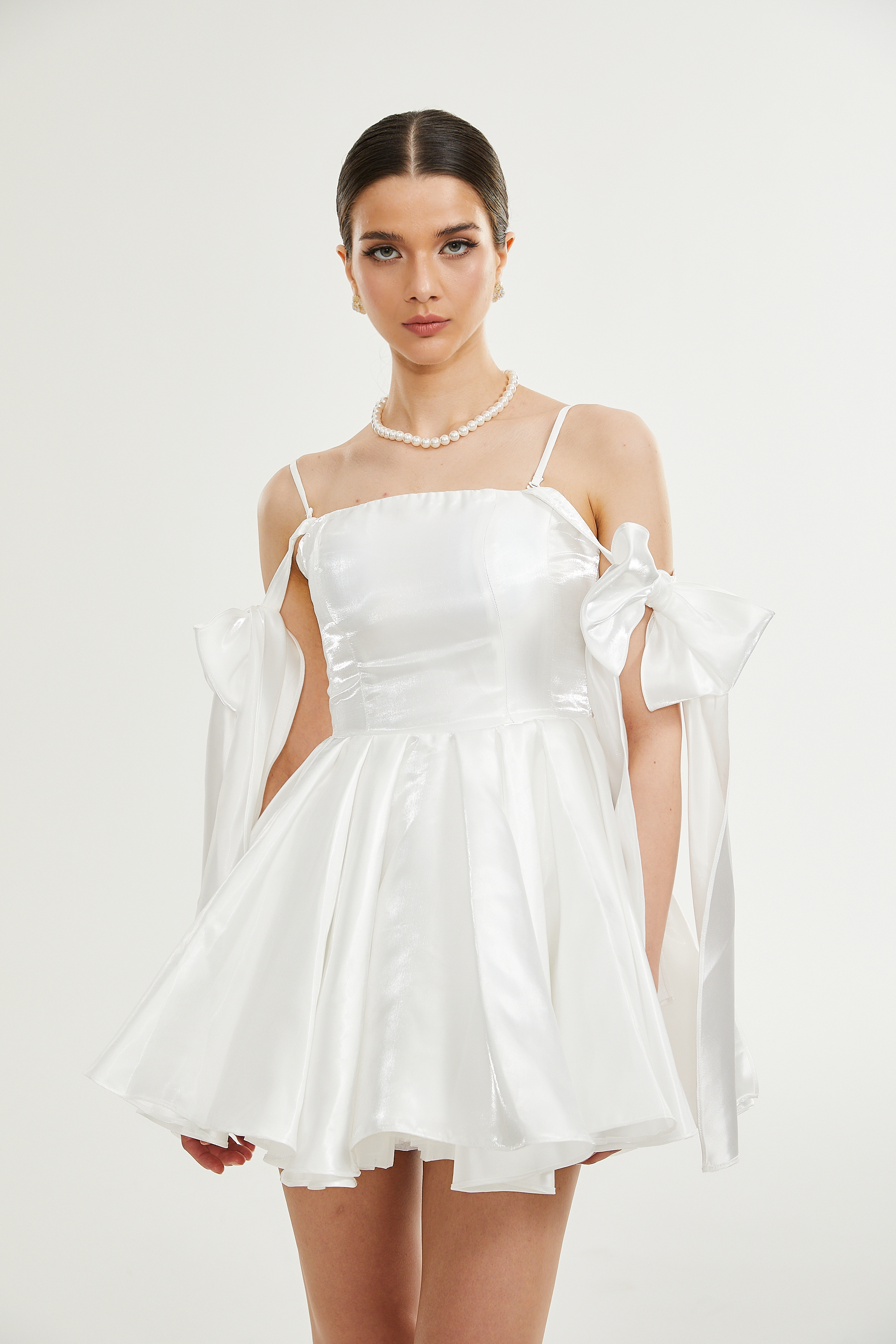 Catiana Bow Mini Dress by SIENA