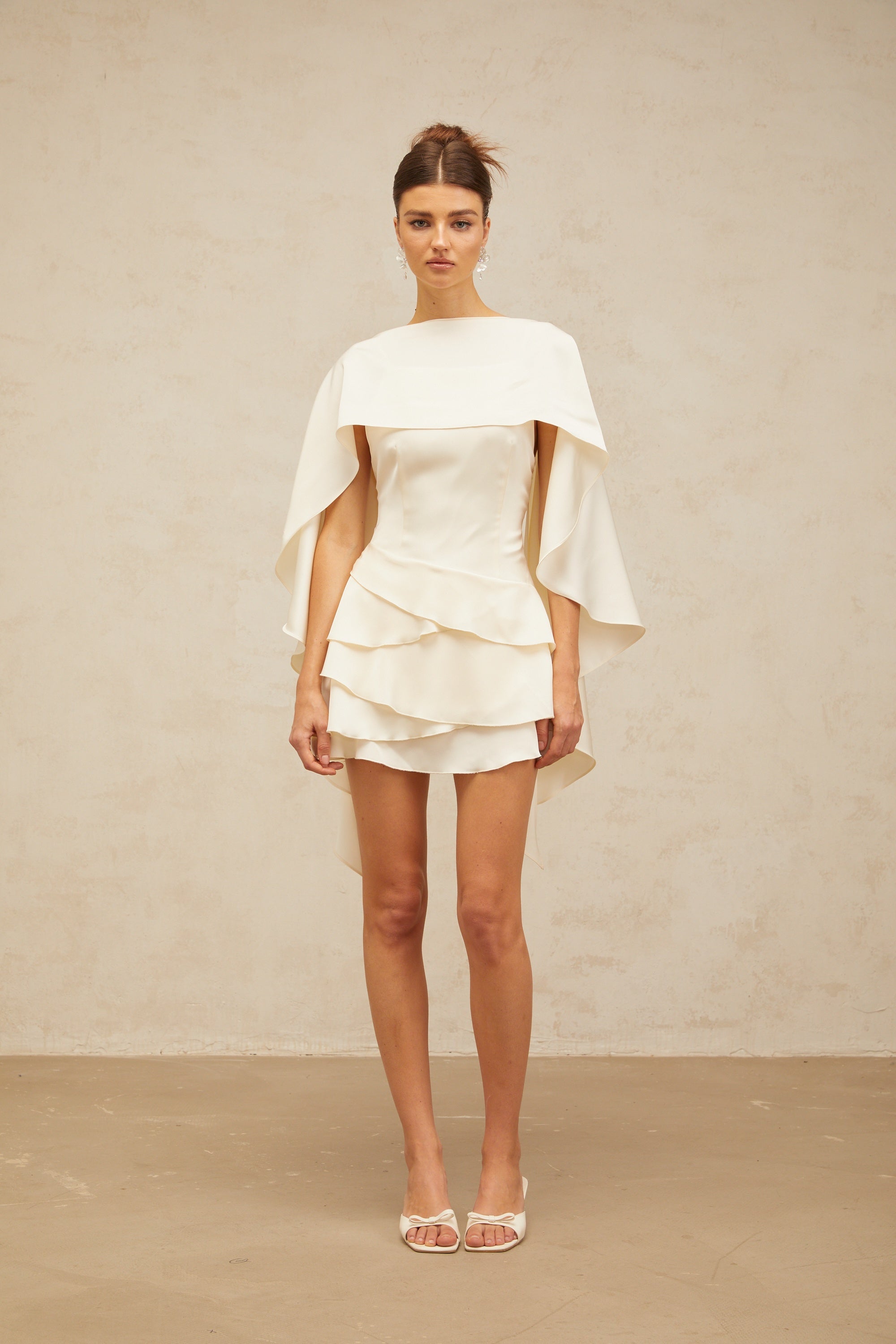 Lyna Satin Mini Dress by SIENA - image 3