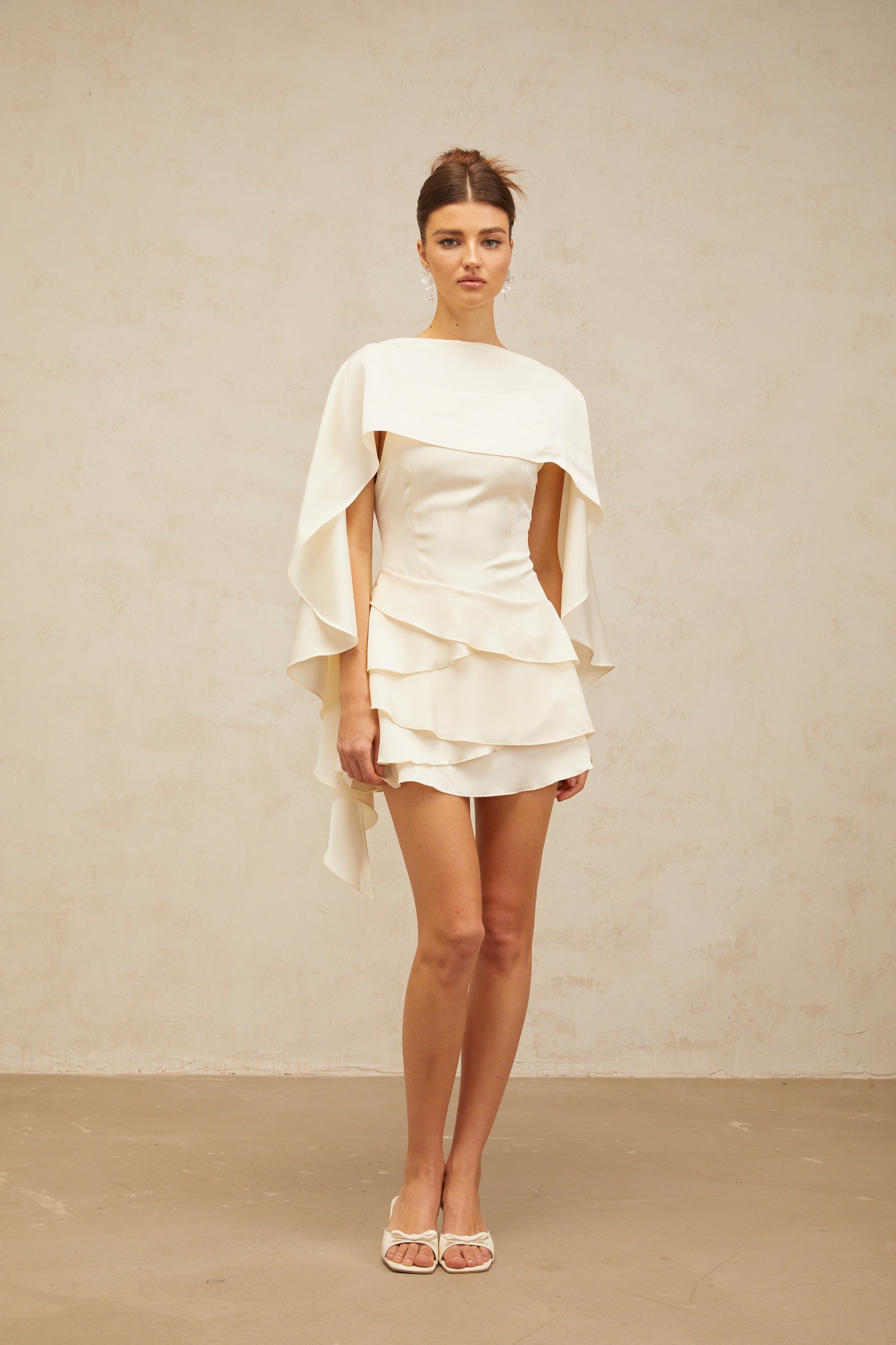 Lyna Satin Mini Dress by SIENA - image 4