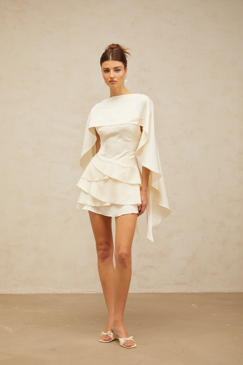 Lyna Satin Mini Dress by SIENA - image 5