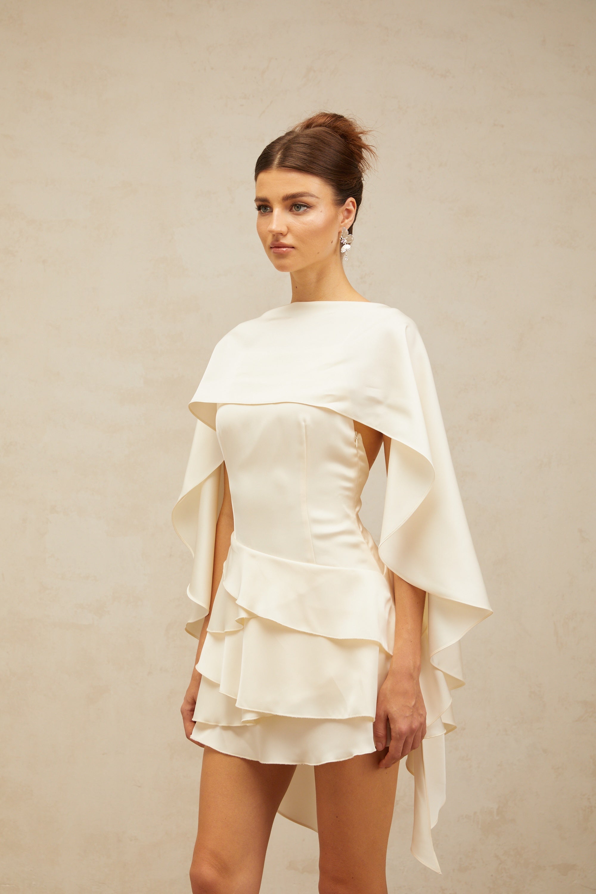 Lyna Satin Mini Dress by SIENA