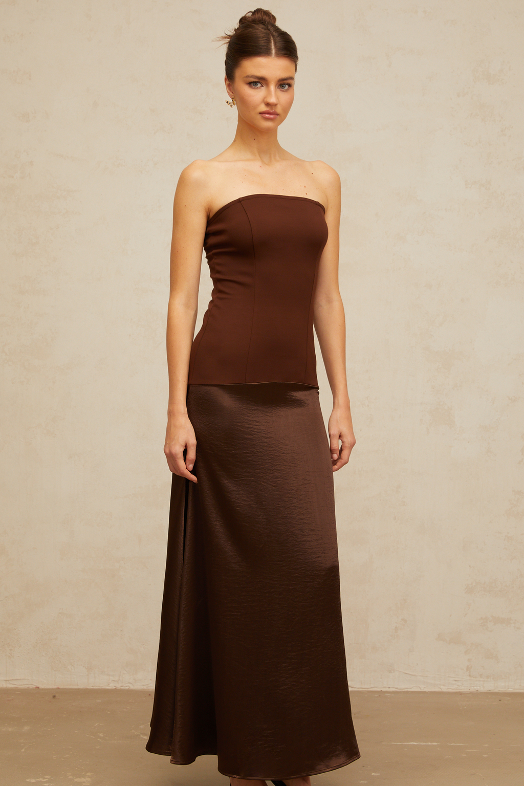 Blaise Satin Maxi Dress by SIENA
