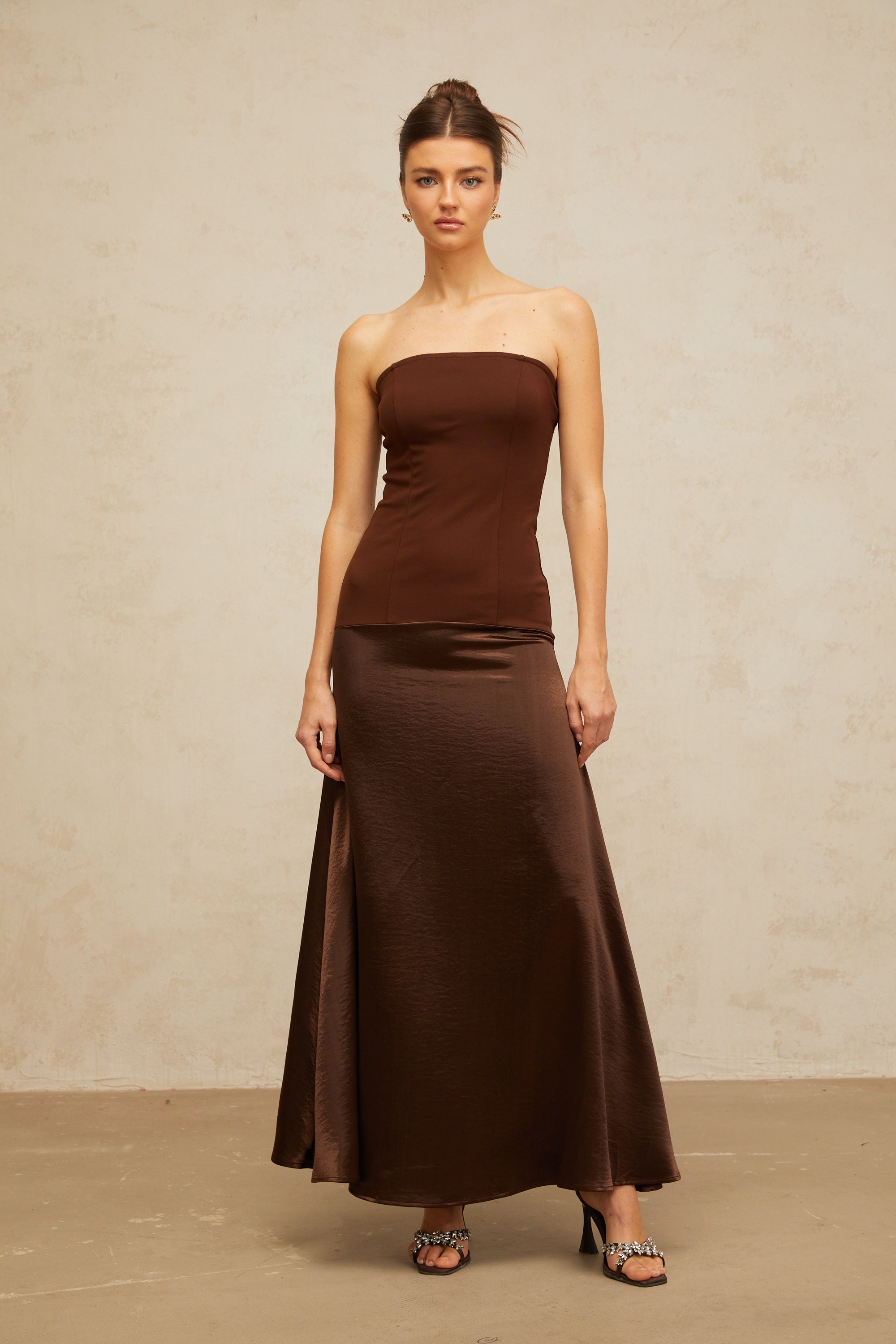 Blaise Satin Maxi Dress by SIENA - image 5