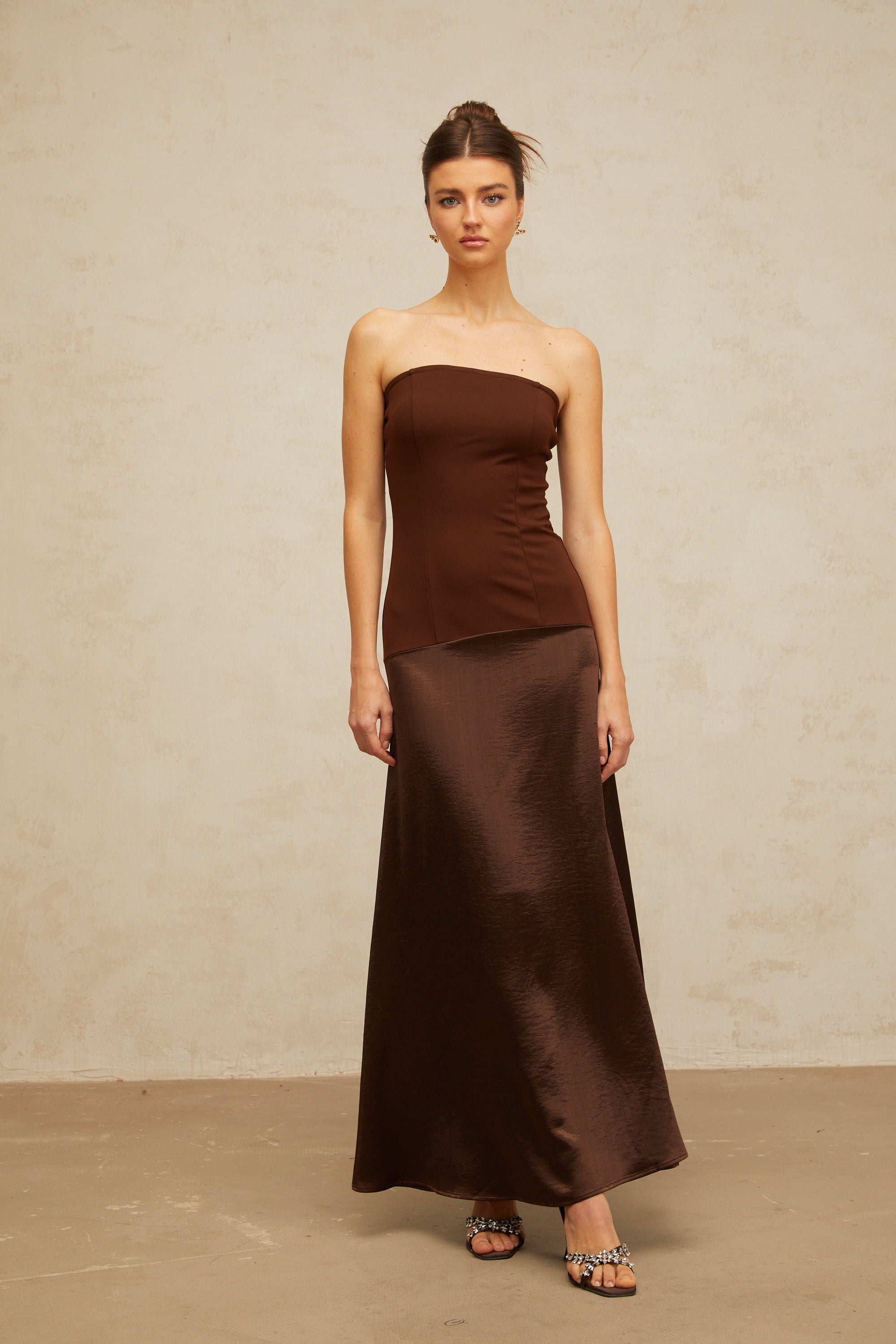 Blaise Satin Maxi Dress by SIENA - image 4