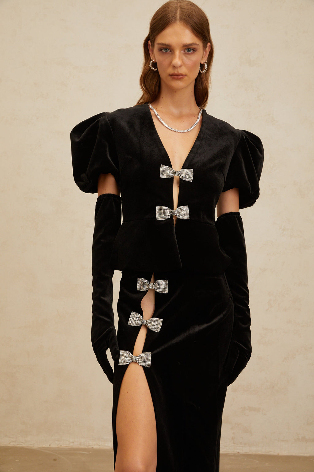 Adele Crystal Velvet Set by SIENA - image 10