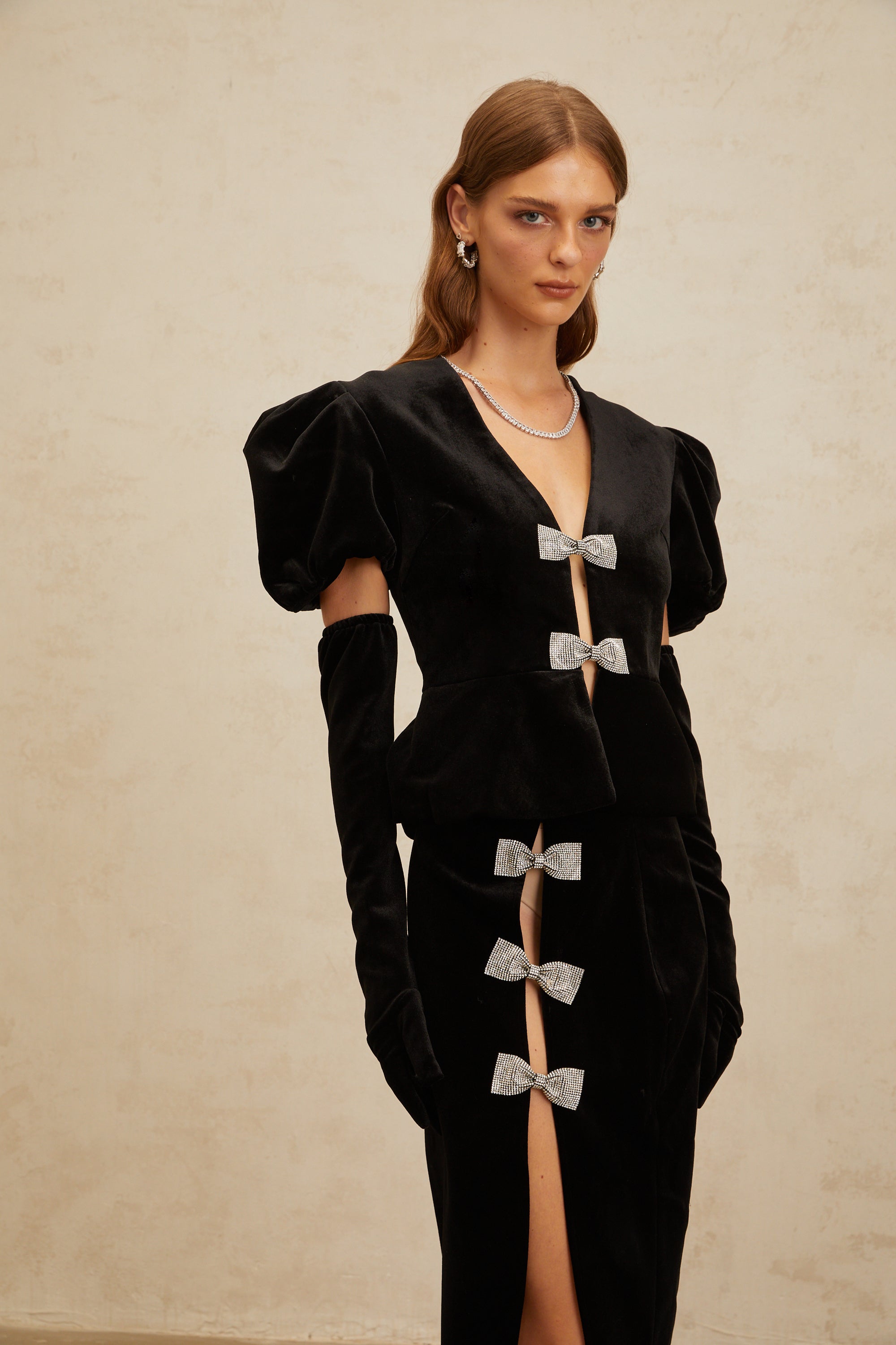Adele Crystal Velvet Set by SIENA - image 11