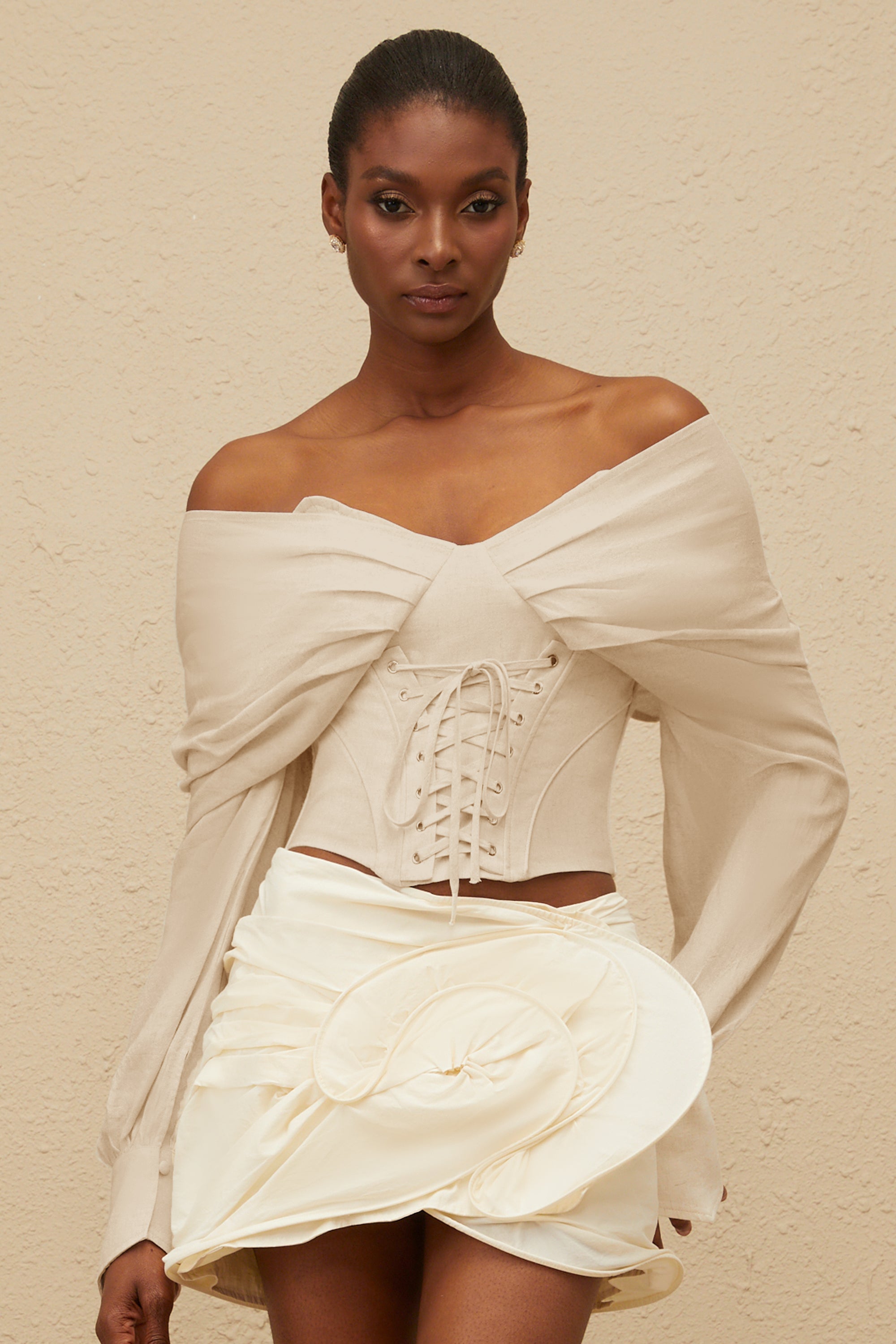 Eclatante Lace Corset Top by SIENA
