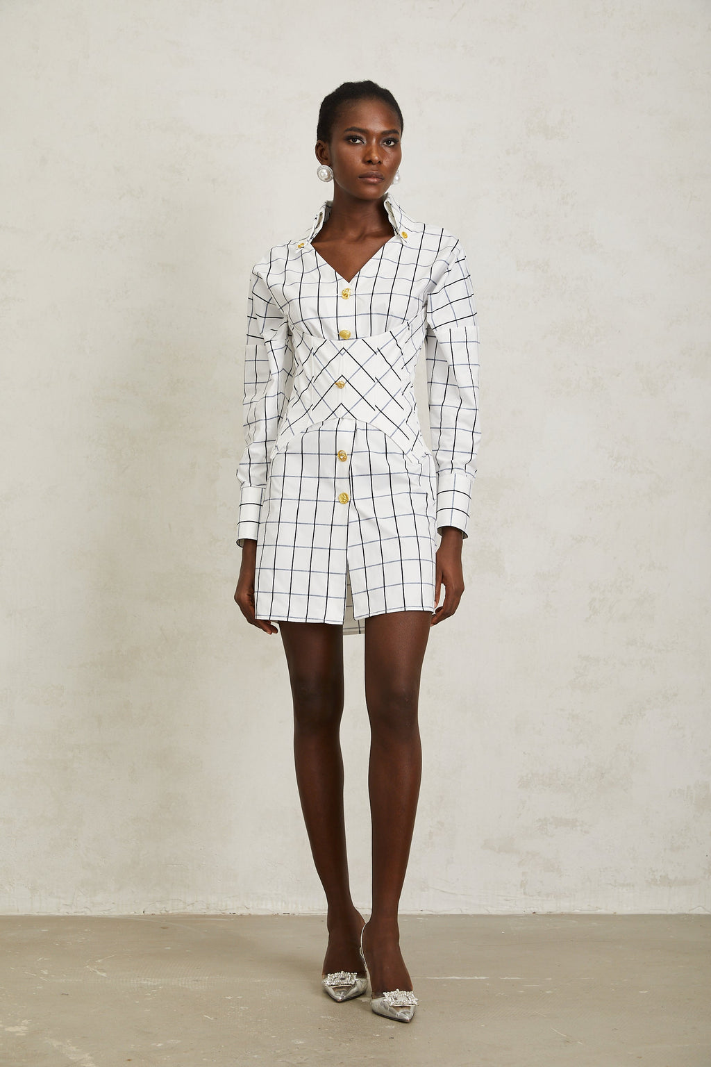 Quintina Buttoned Mini Dress by SIENA - image 3