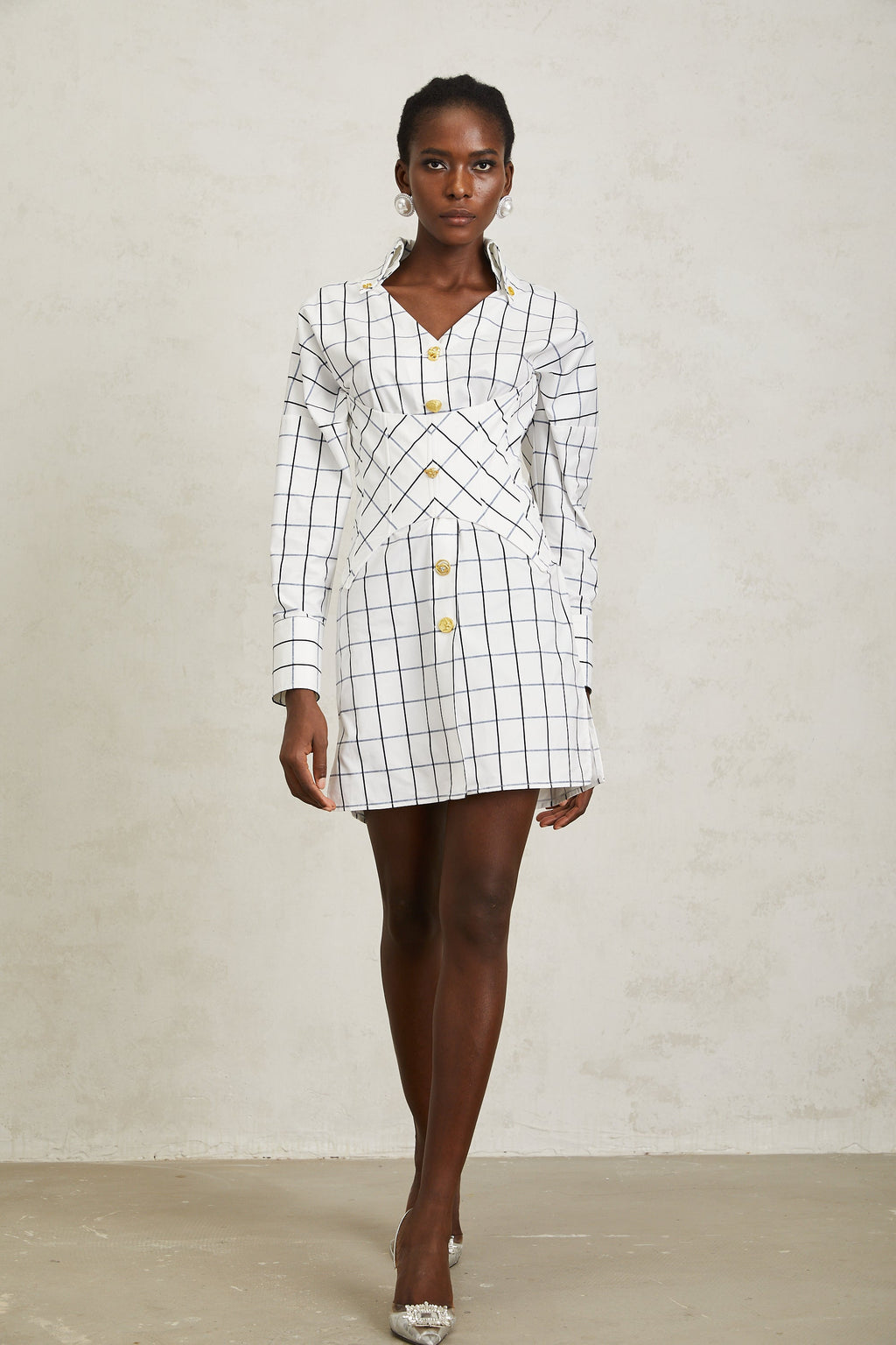 Quintina Buttoned Mini Dress by SIENA - image 5