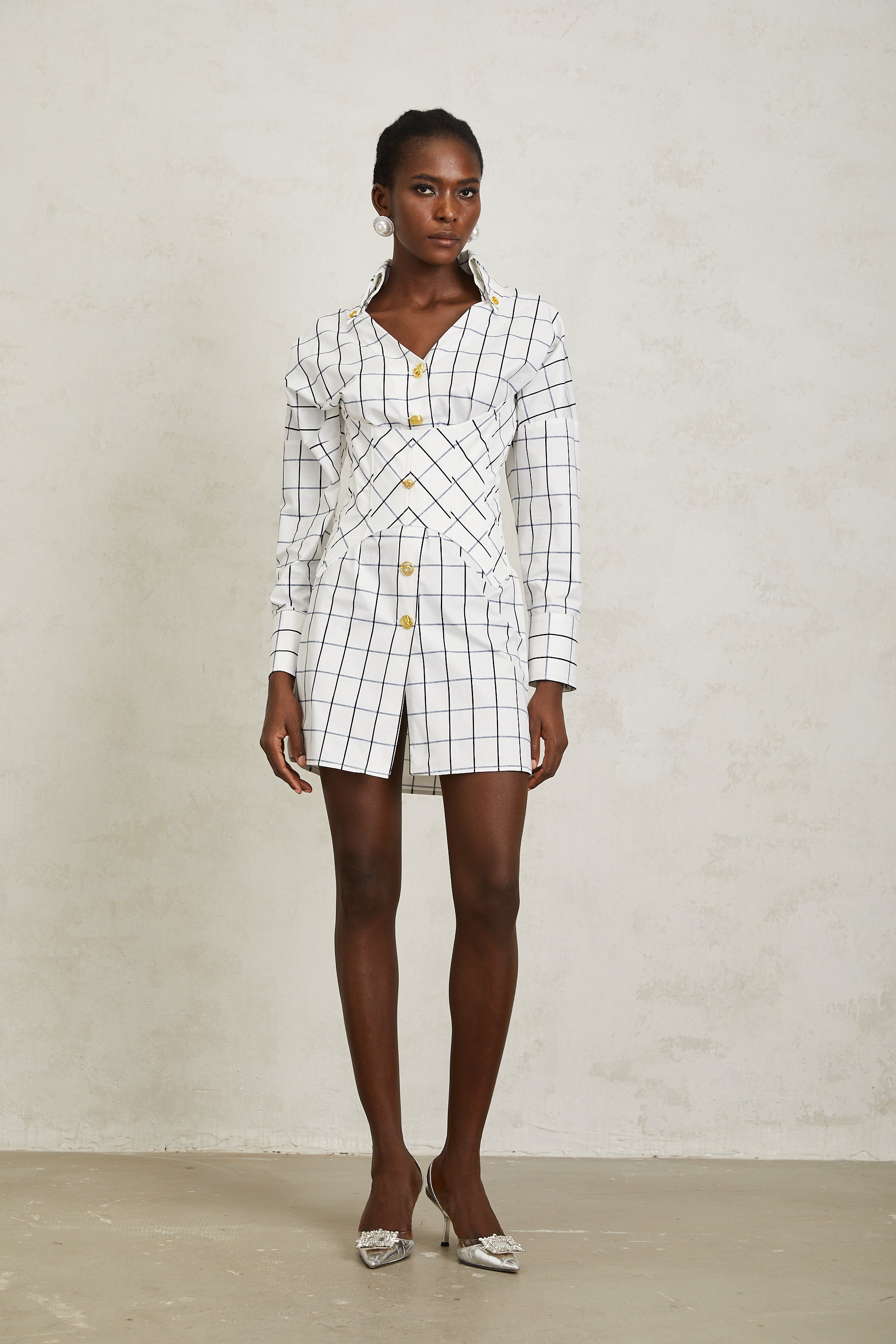 Quintina Buttoned Mini Dress by SIENA - image 6