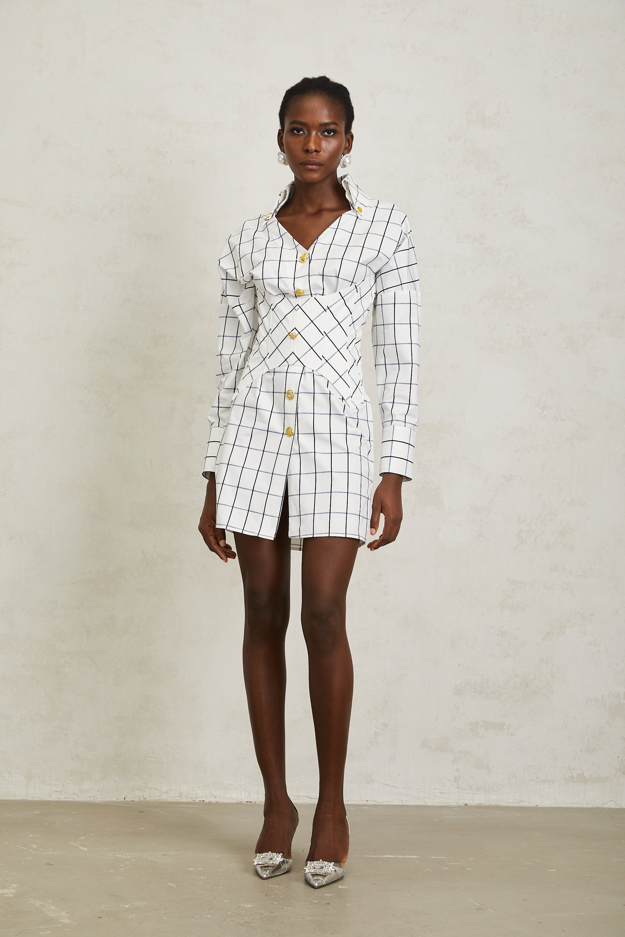 Quintina Buttoned Mini Dress by SIENA - image 7