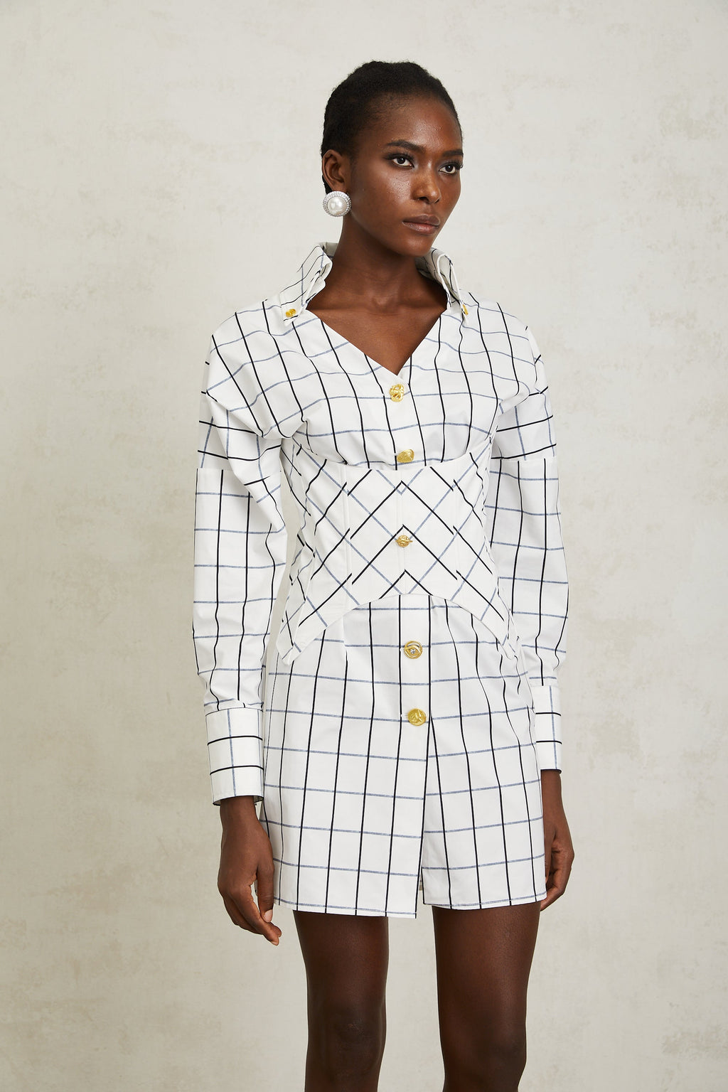 Quintina Buttoned Mini Dress by SIENA - image 8