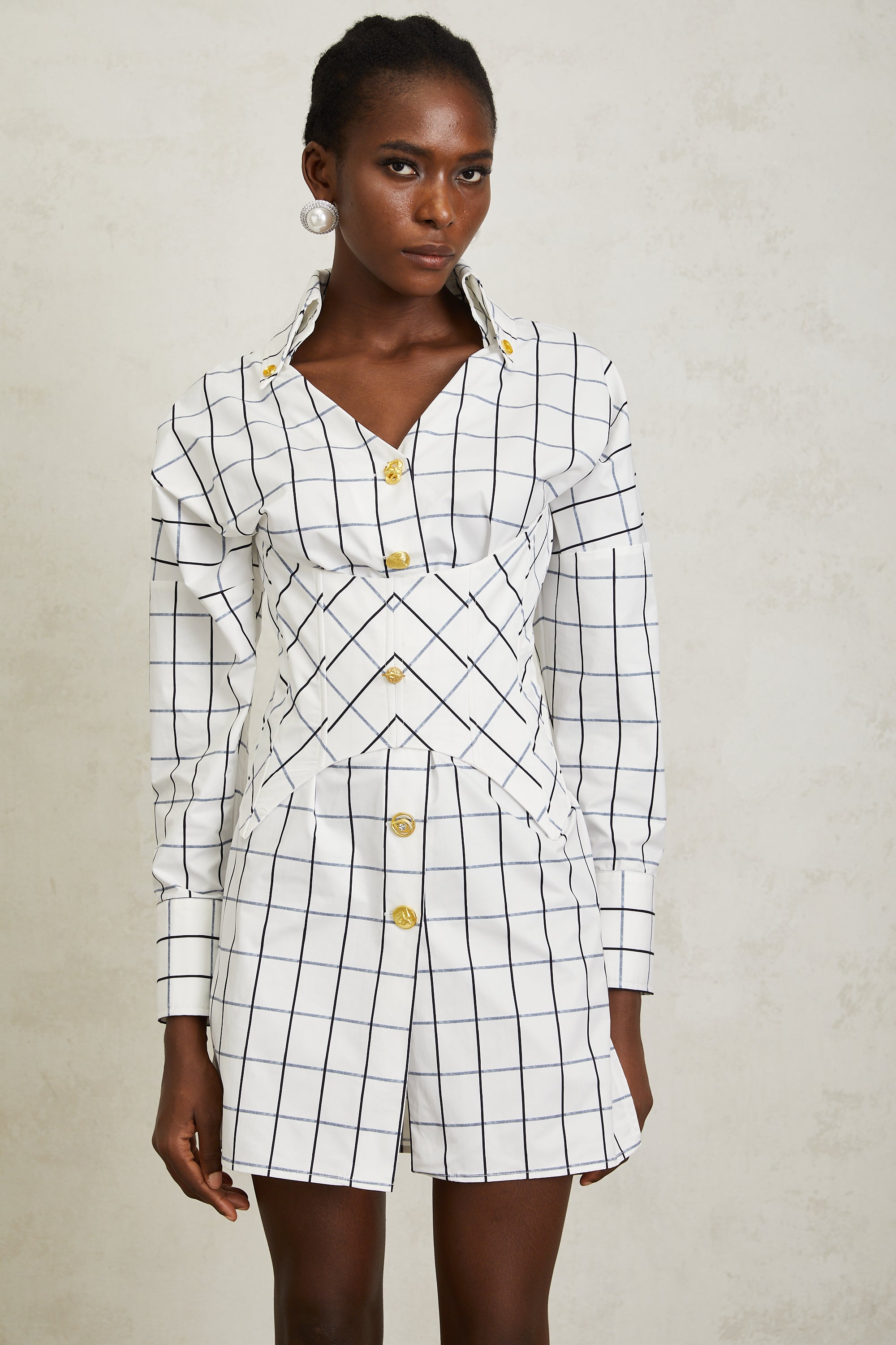 Quintina Buttoned Mini Dress by SIENA - image 9