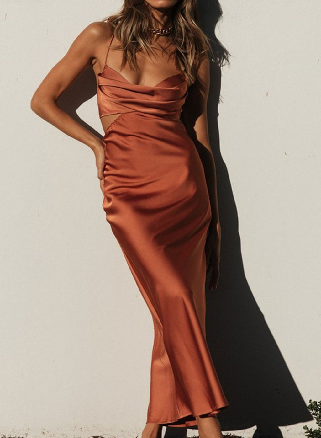 Saten Satin Midi Dress by SIENA - image 7