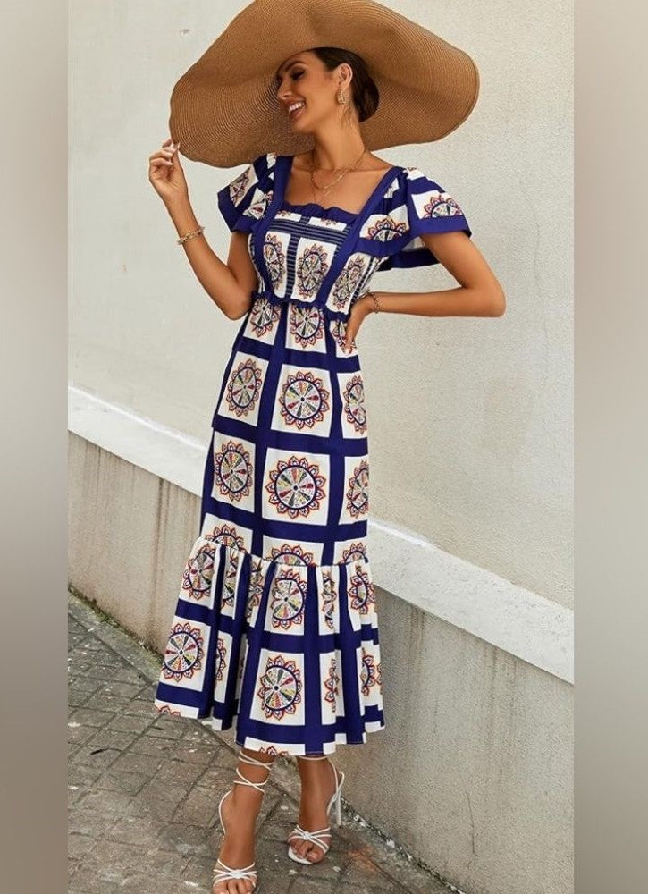 Patchwork Maxi Dress by SIENA - image 4