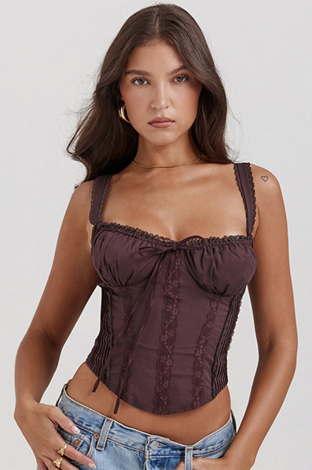 Jasper Bustier Crop Top by SIENA