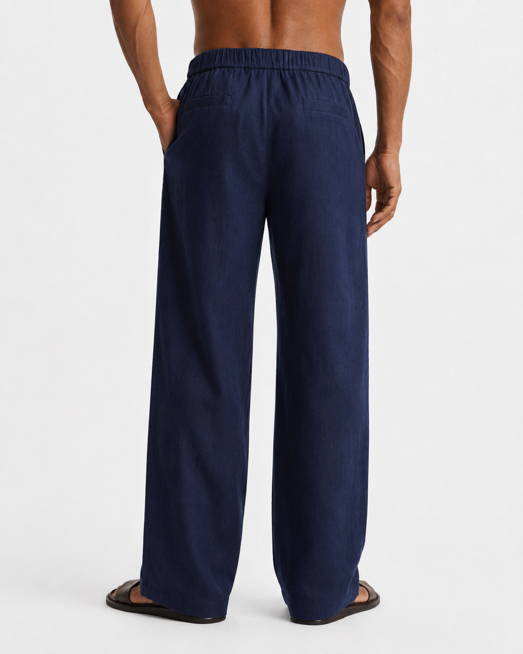 Mare Linen Pants Blue