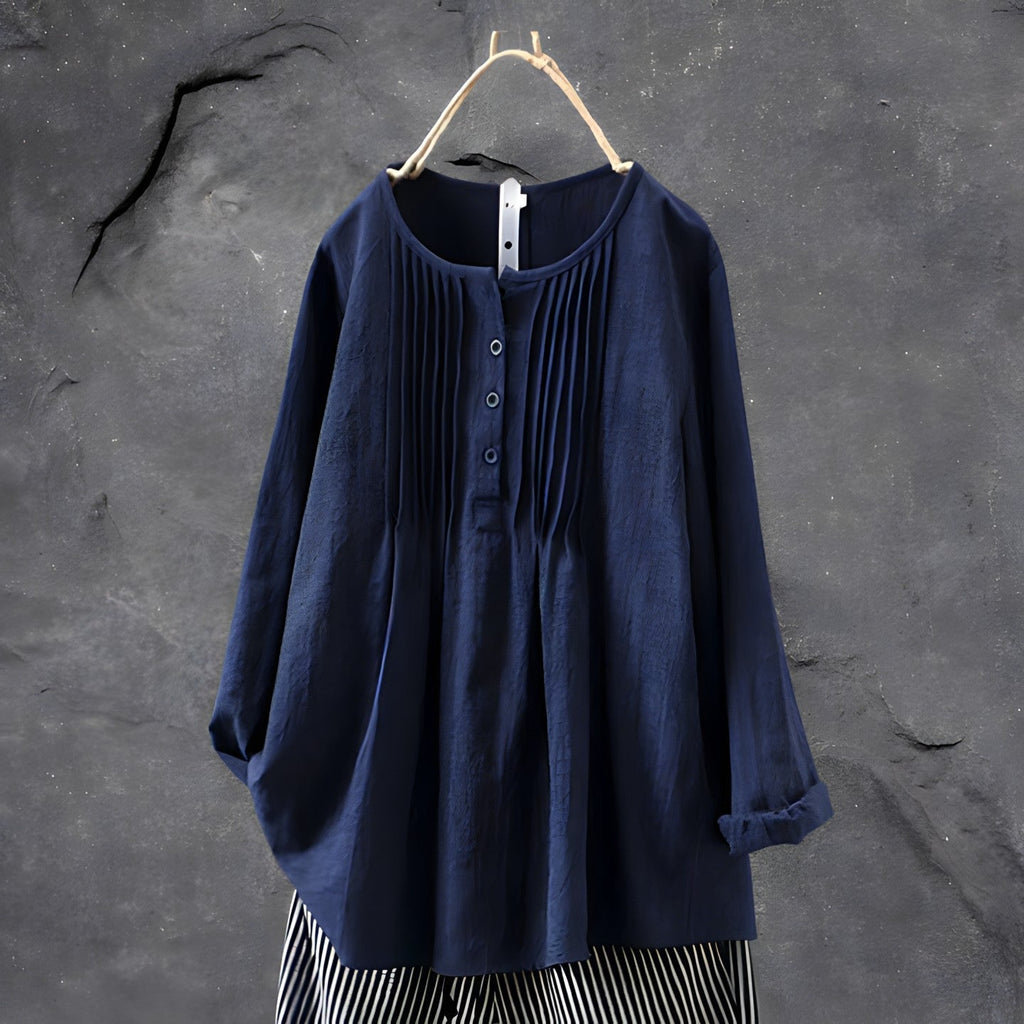 Handcrafted Linen Blouse by SIENA