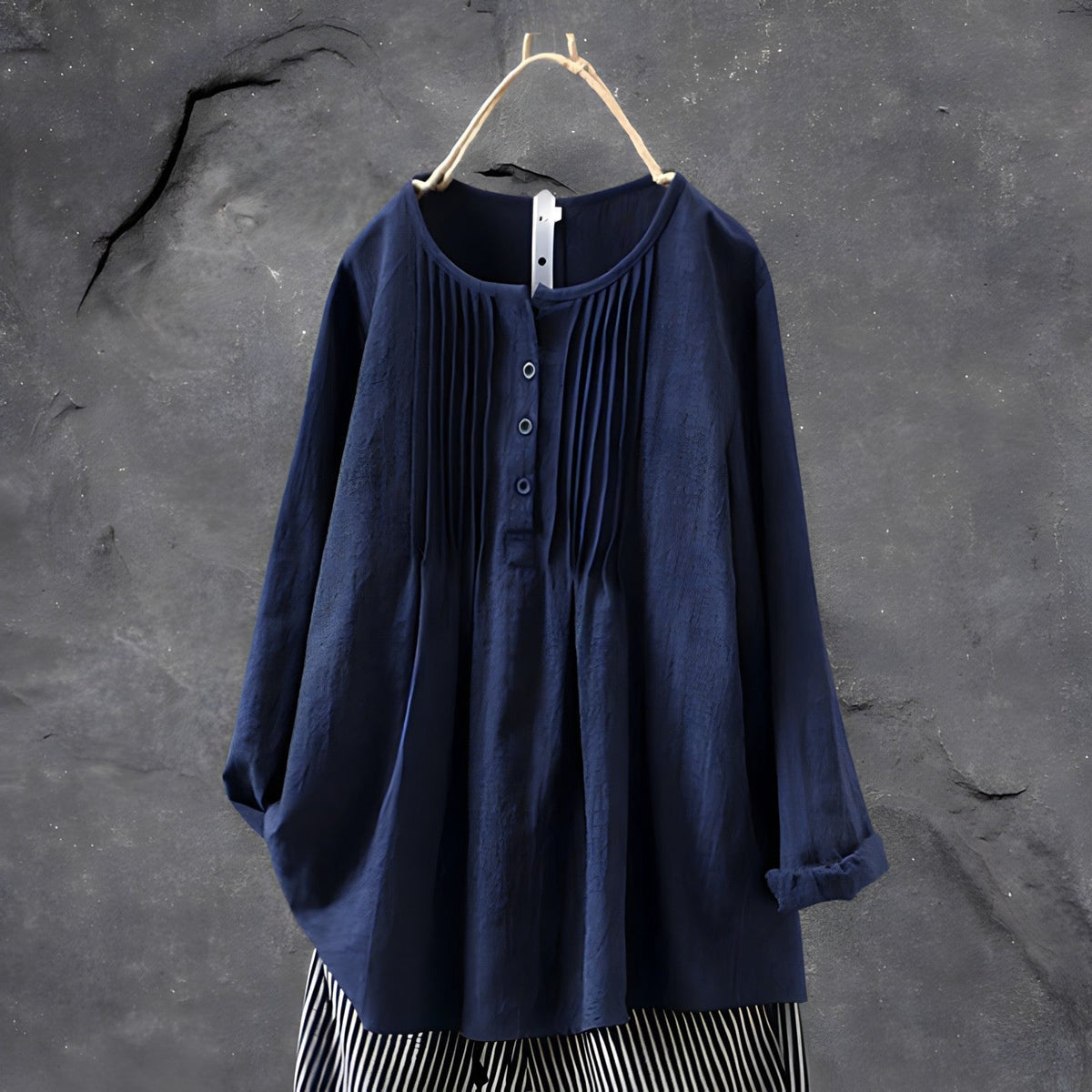 Handcrafted Linen Blouse by SIENA