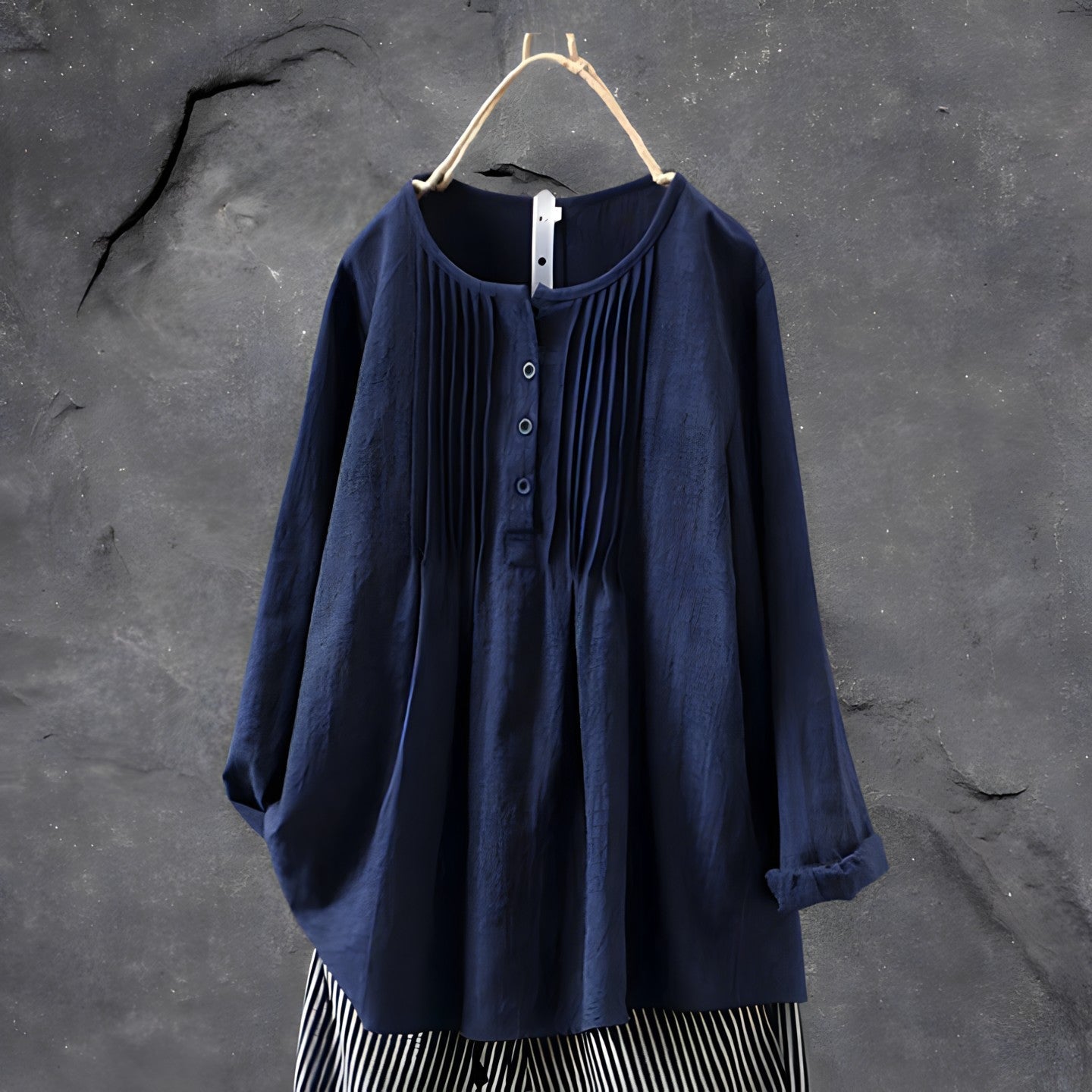 Handcrafted Linen Blouse by SIENA
