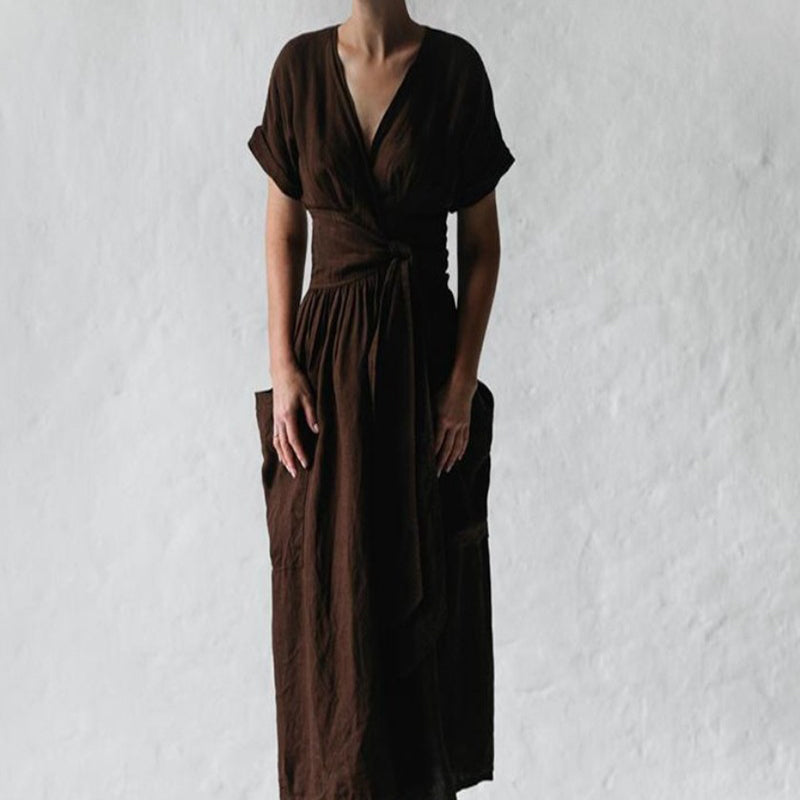 Fashion Linen Midi Dress by SIENA - image 4