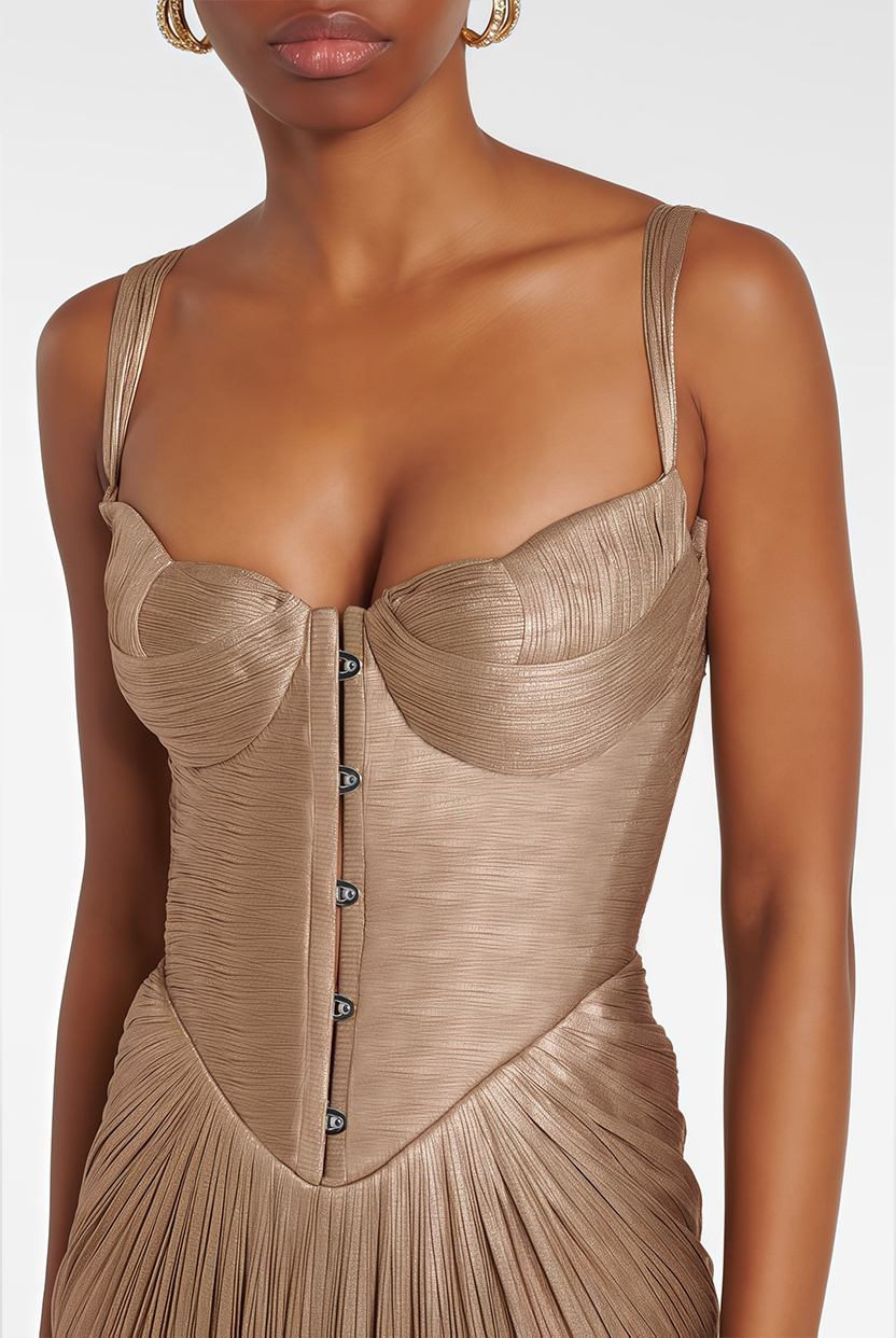 Nicoletta Corset Maxi Dress by SIENA - image 2