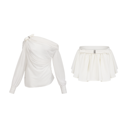 Andrea Crystal Mini Skirt Set by SIENA